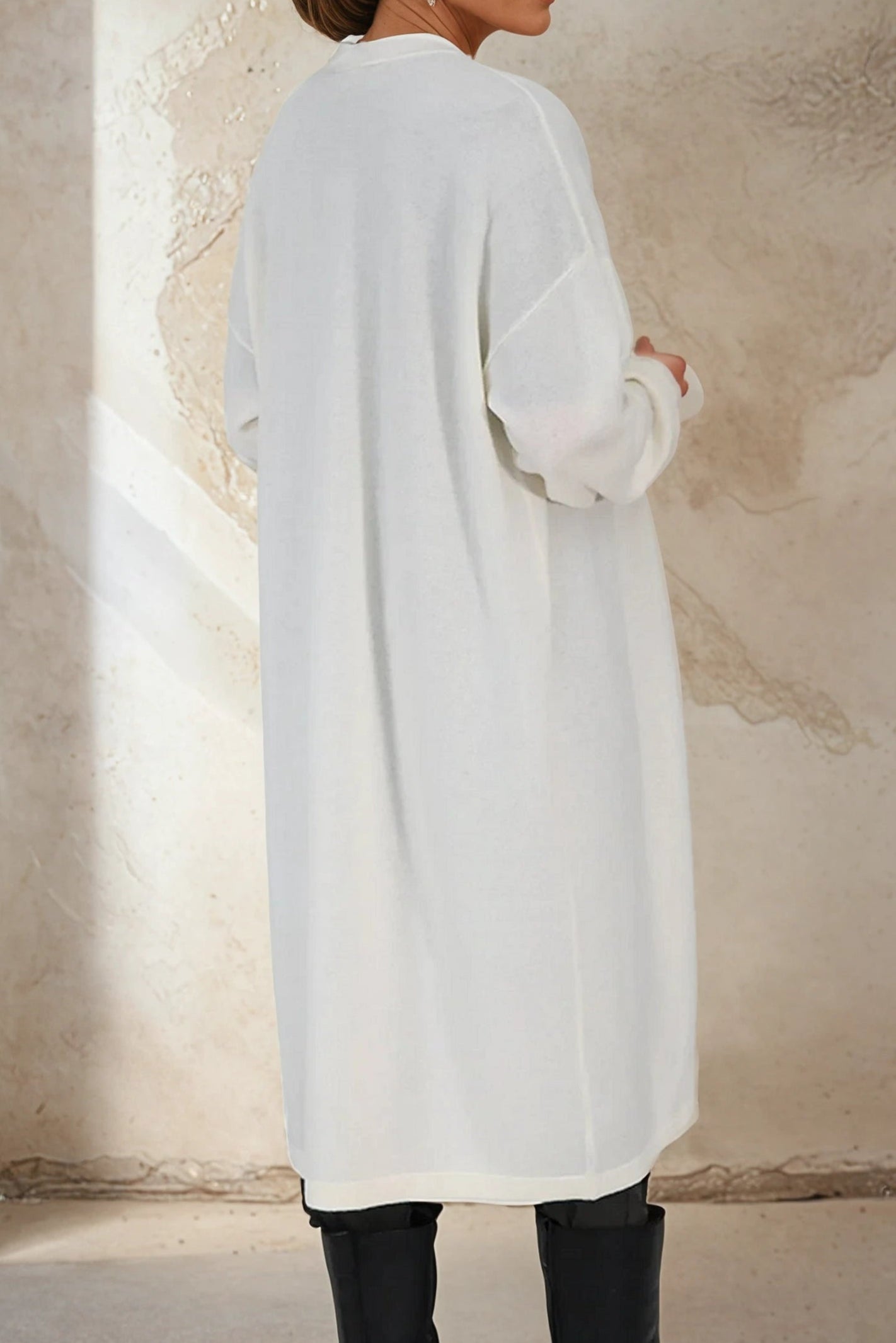 LYON LONG CARDIGAN IN CASHMERE - Jarbo