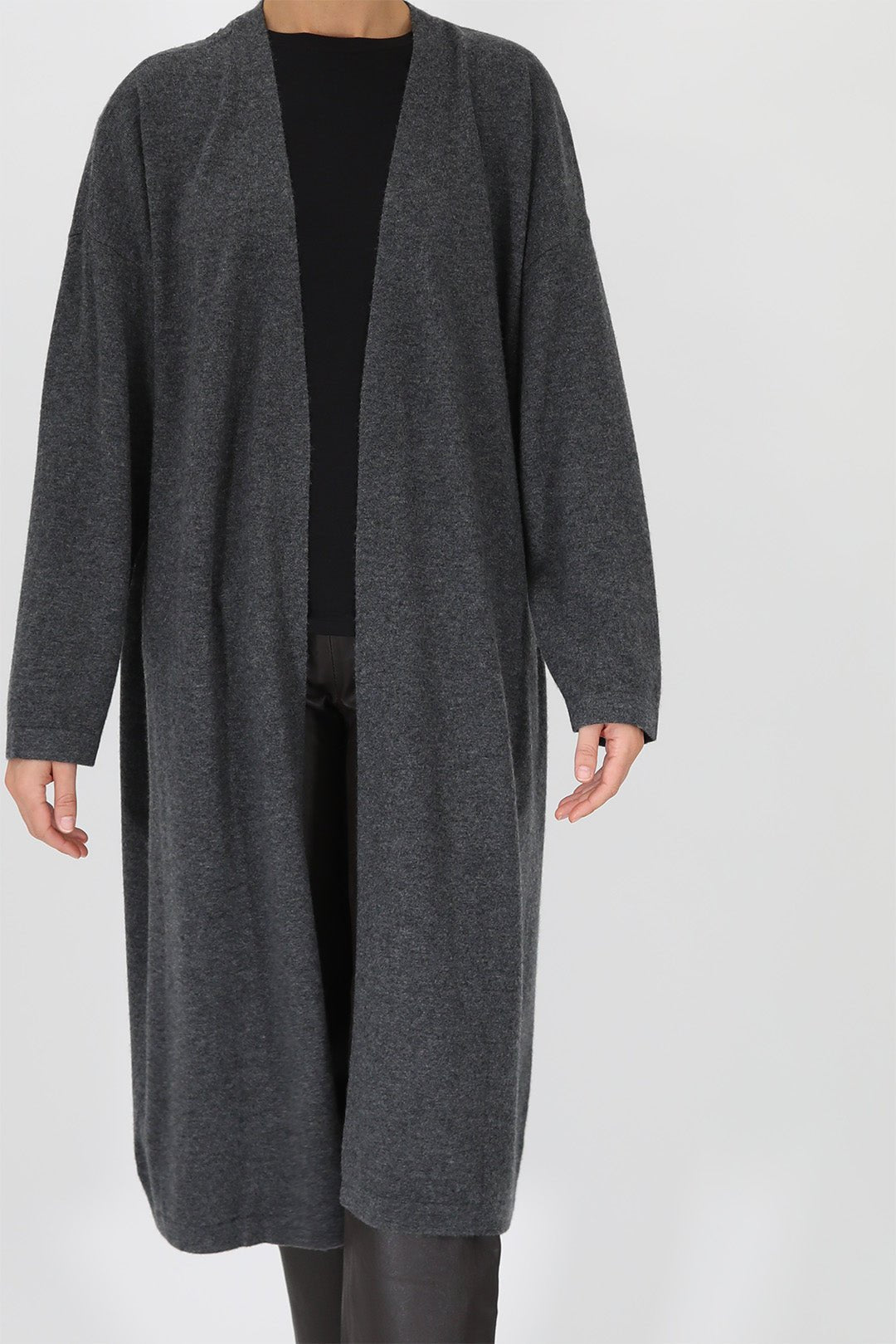 LYON LONG CARDIGAN IN CASHMERE - Jarbo