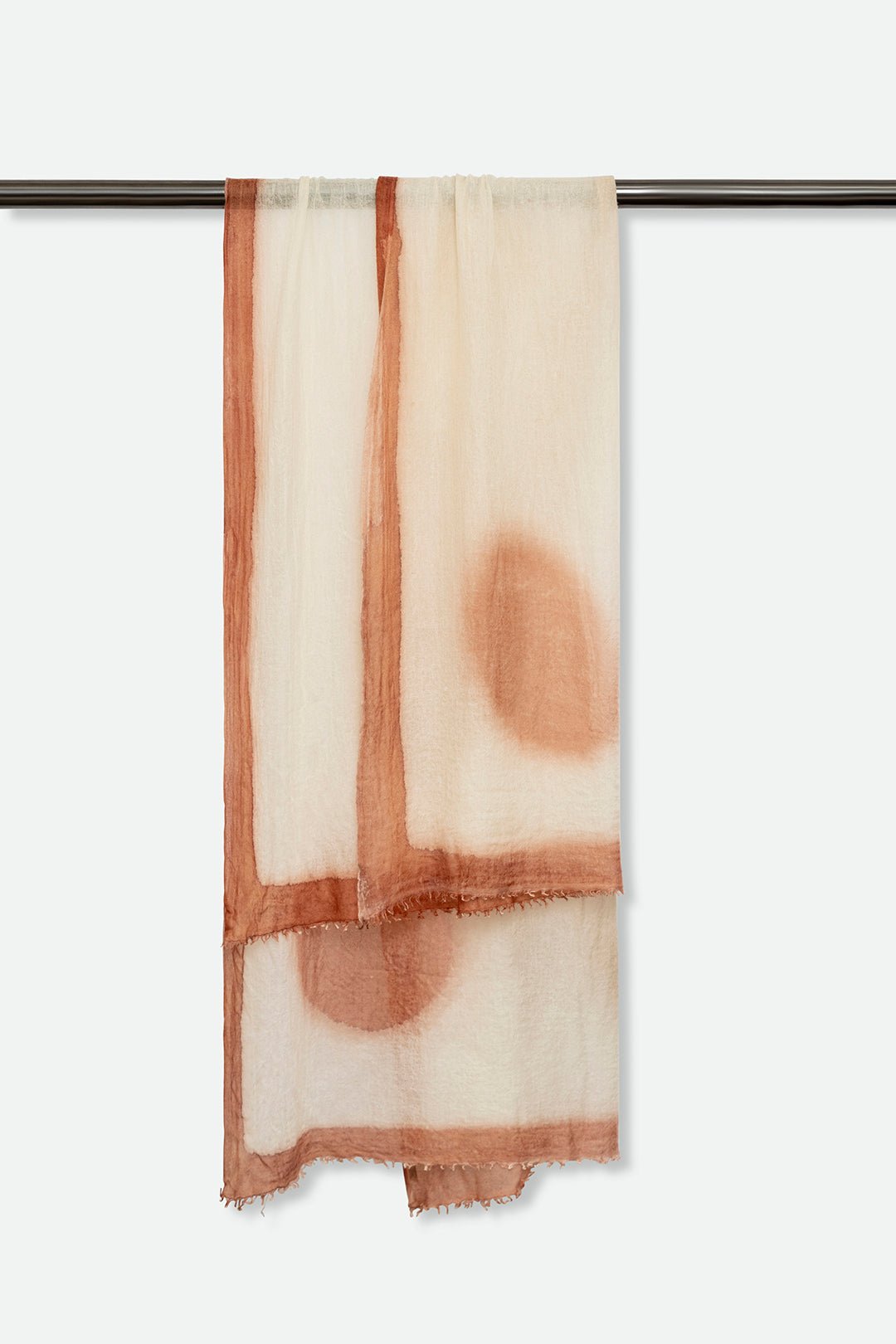 MELOR PECAN SCARF IN HAND DYED CASHMERE - Jarbo