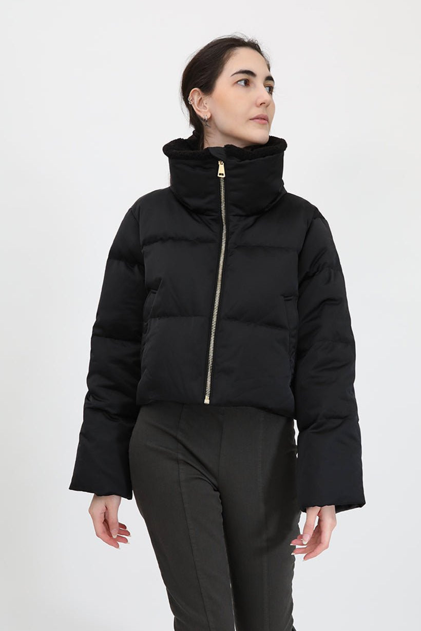 MERIBEL CROPPED COAT IN GOOSE DOWN - Jarbo