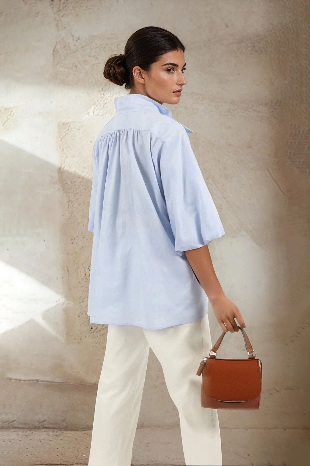 MIA SHIRT IN ITALIAN COTTON - Jarbo