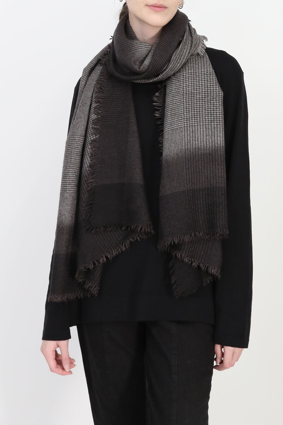 MIDNIGHT BEIGE ITALIAN CASHMERE SCARF - Jarbo