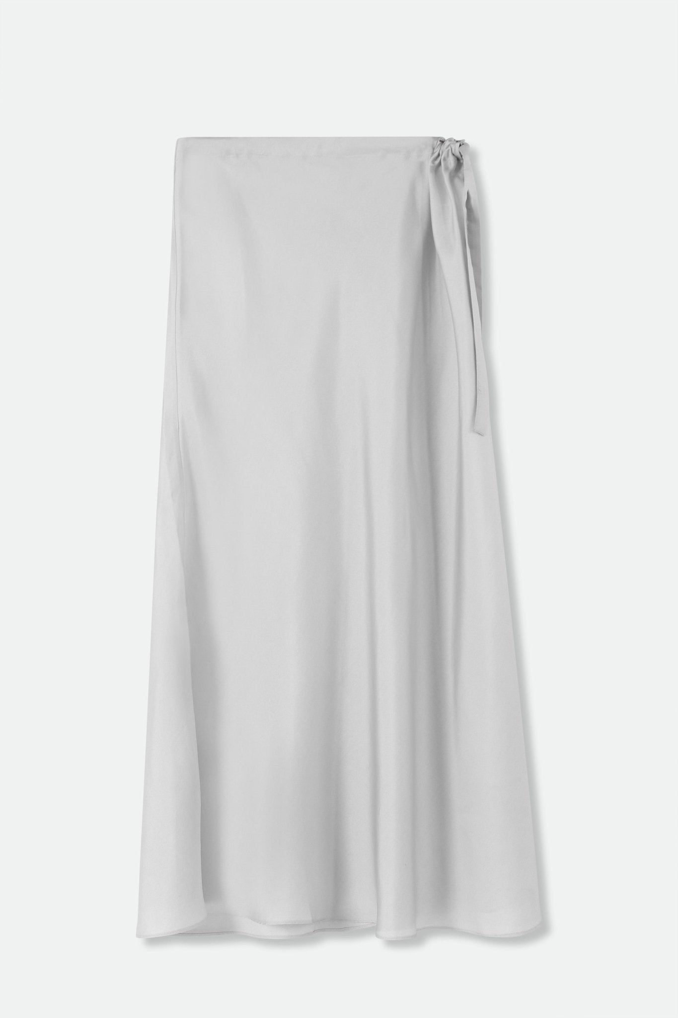 NAHLA SILK TWILL SKIRT