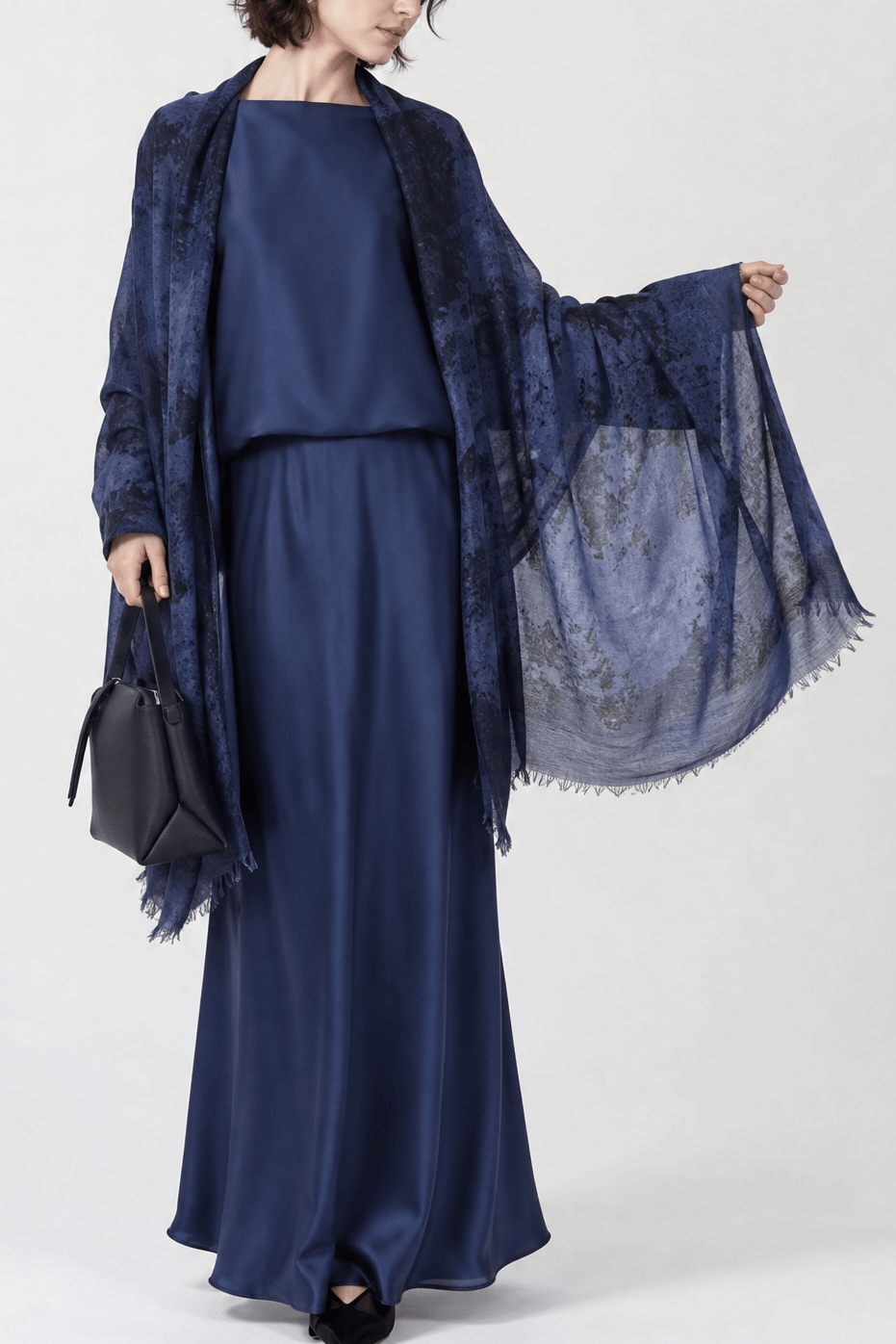 NALA BIAS SKIRT IN SILK CHARMEUSE - Jarbo
