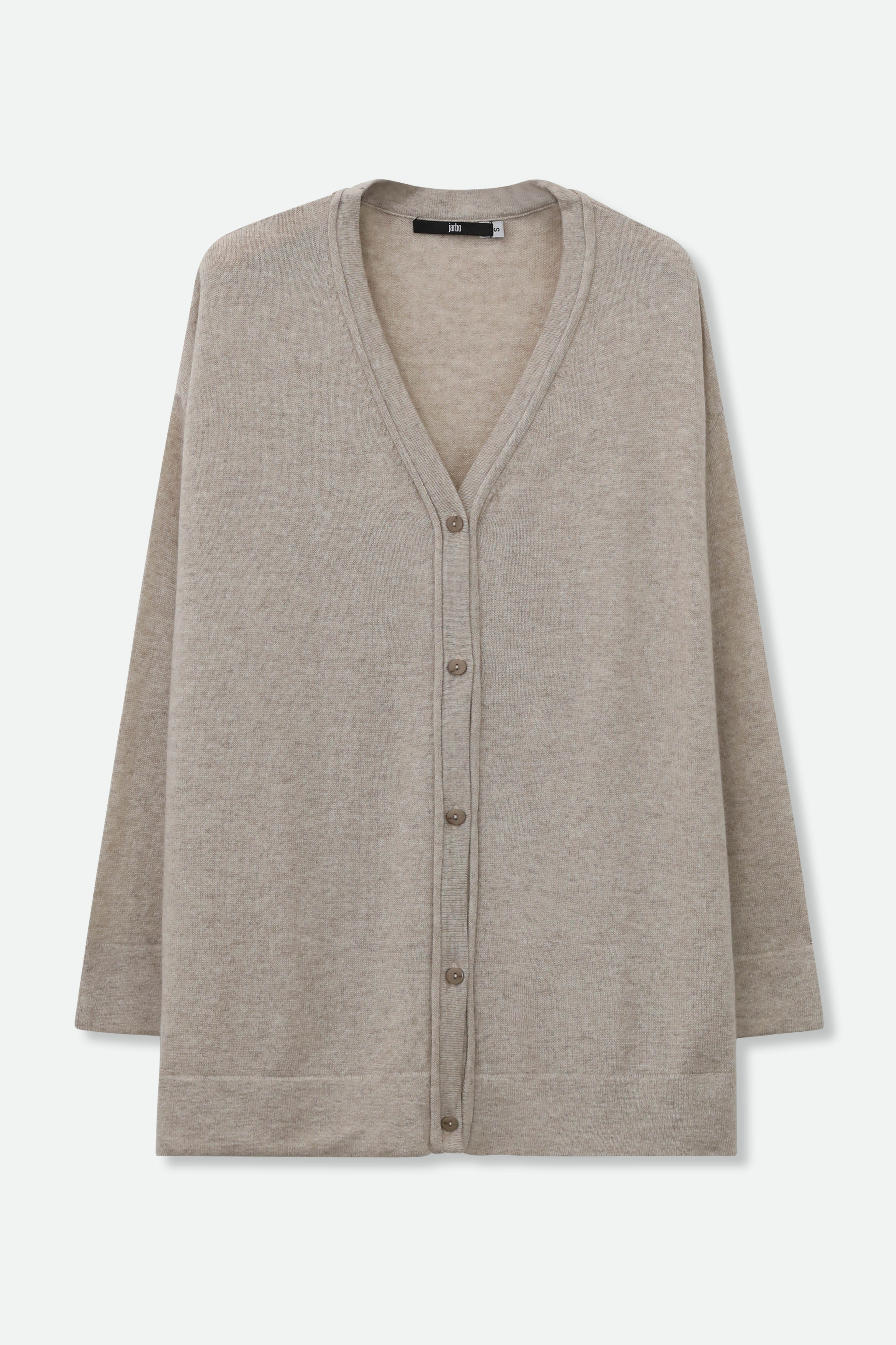 NELS BOYFRIEND CARDIGAN IN CASHMERE BLEND - Jarbo