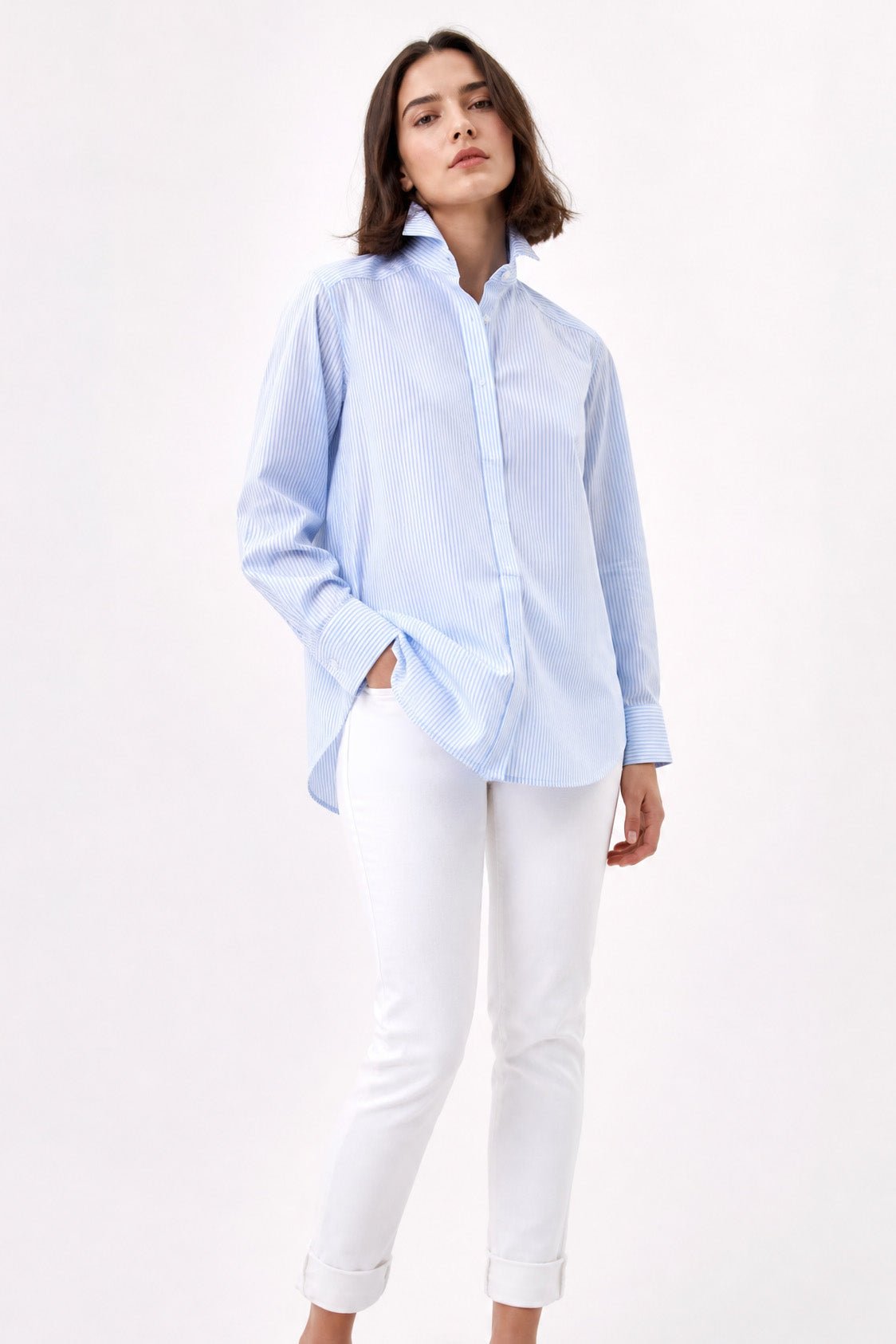 NEW YORKER STRIPE IN ITALIAN COTTON