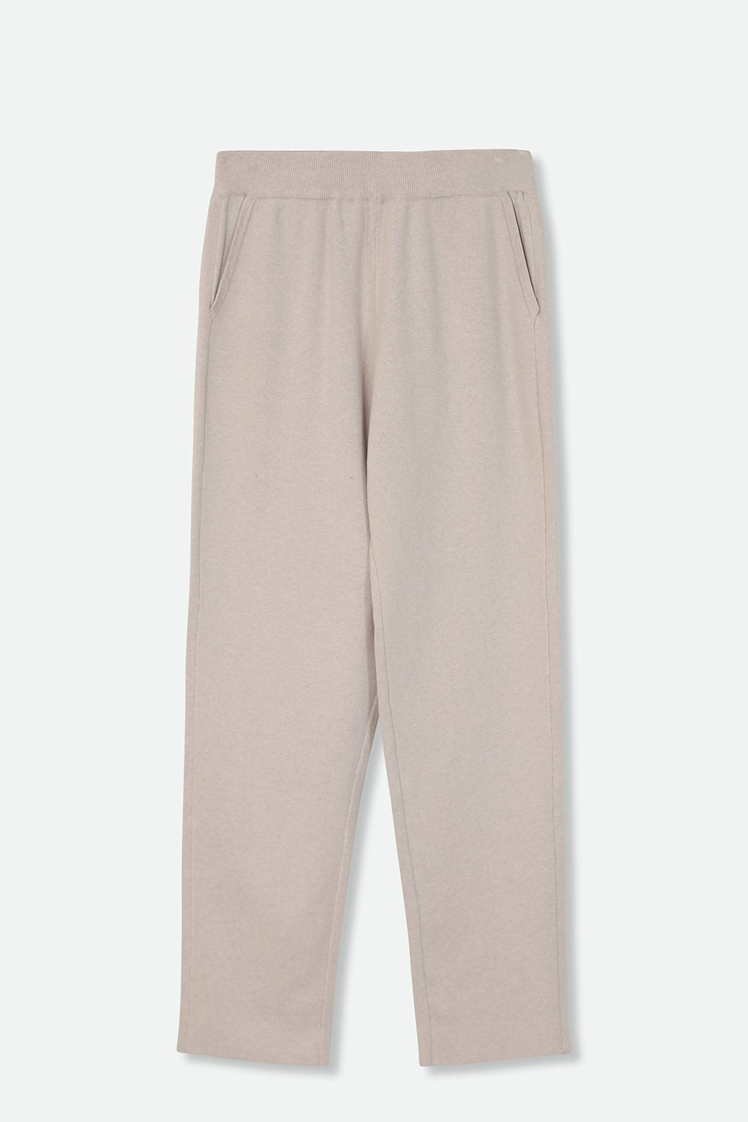 PAIGE PANT IN DOUBLE KNIT HEATHERED PIMA STRETCH