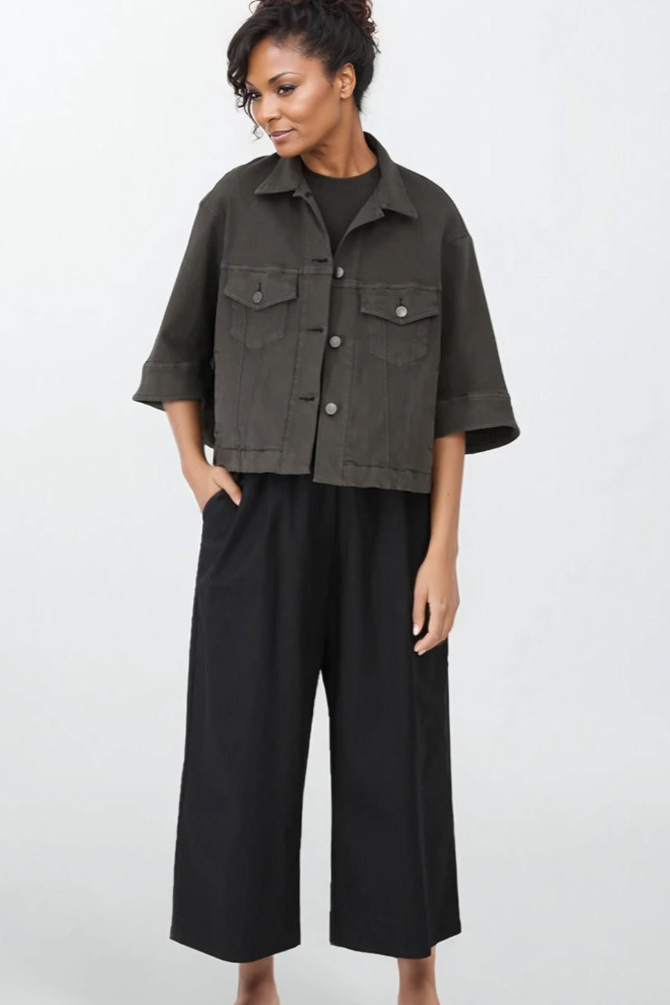 PALMER PANT IN ITALIAN COTTON STRETCH - Jarbo