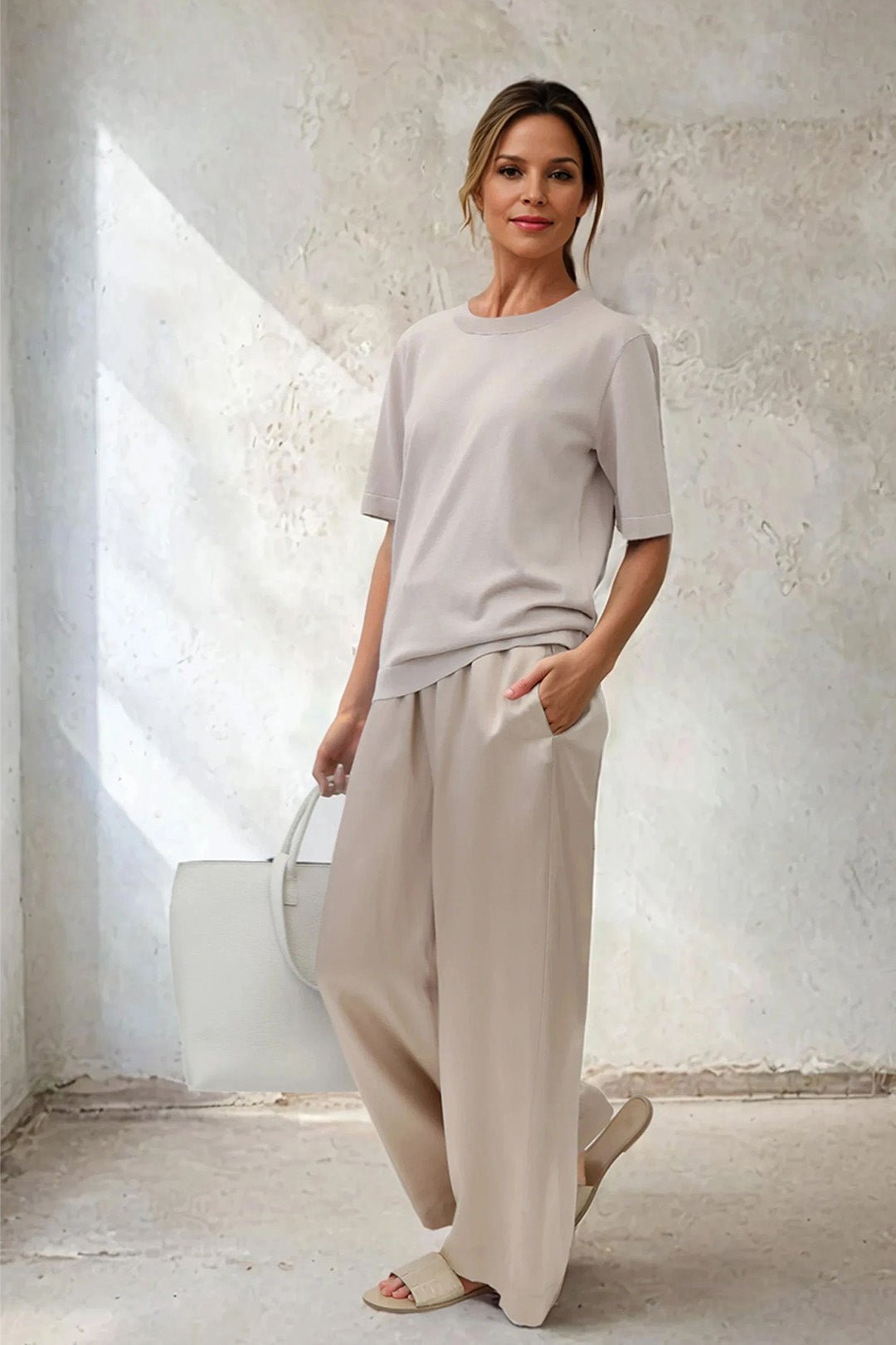 PALMETTO PANT IN SILK CHARMEUSE - Jarbo