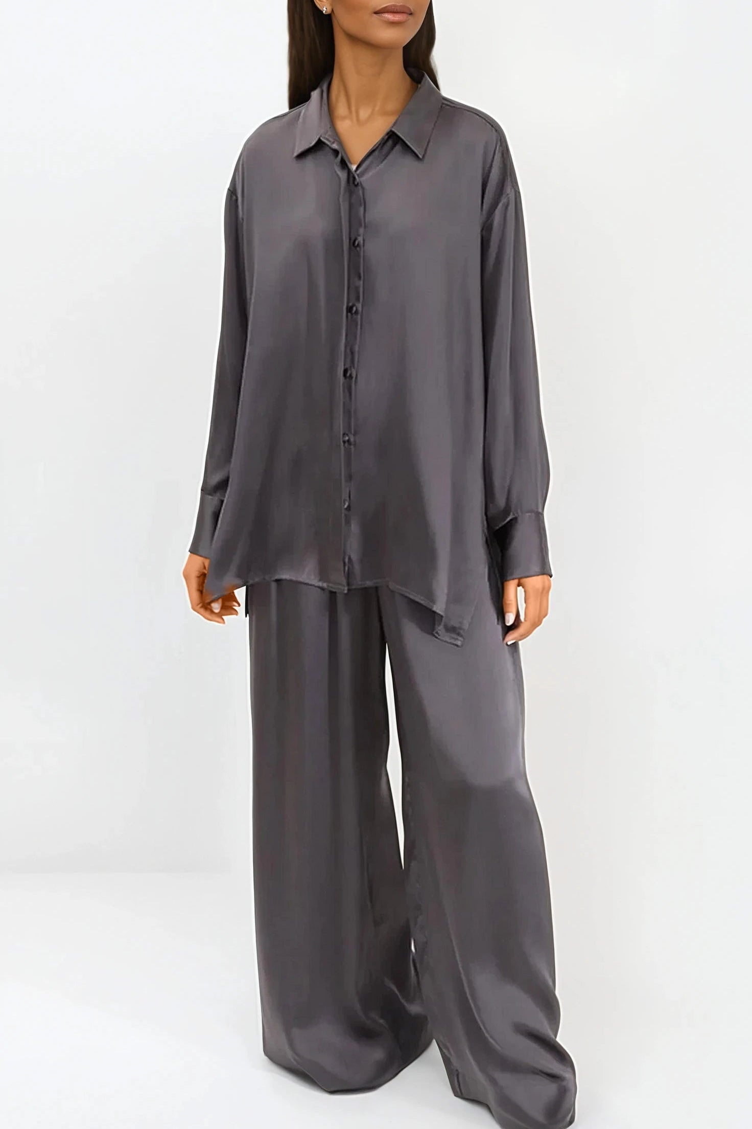 PALMETTO PANT IN SILK CHARMEUSE - Jarbo