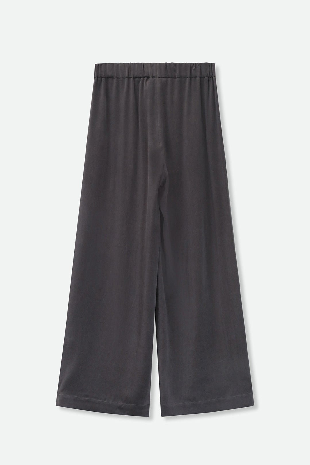 PALMETTO WIDE LEG PANT IN GARMENT-DYED SILK CHARMEUSE - Jarbo