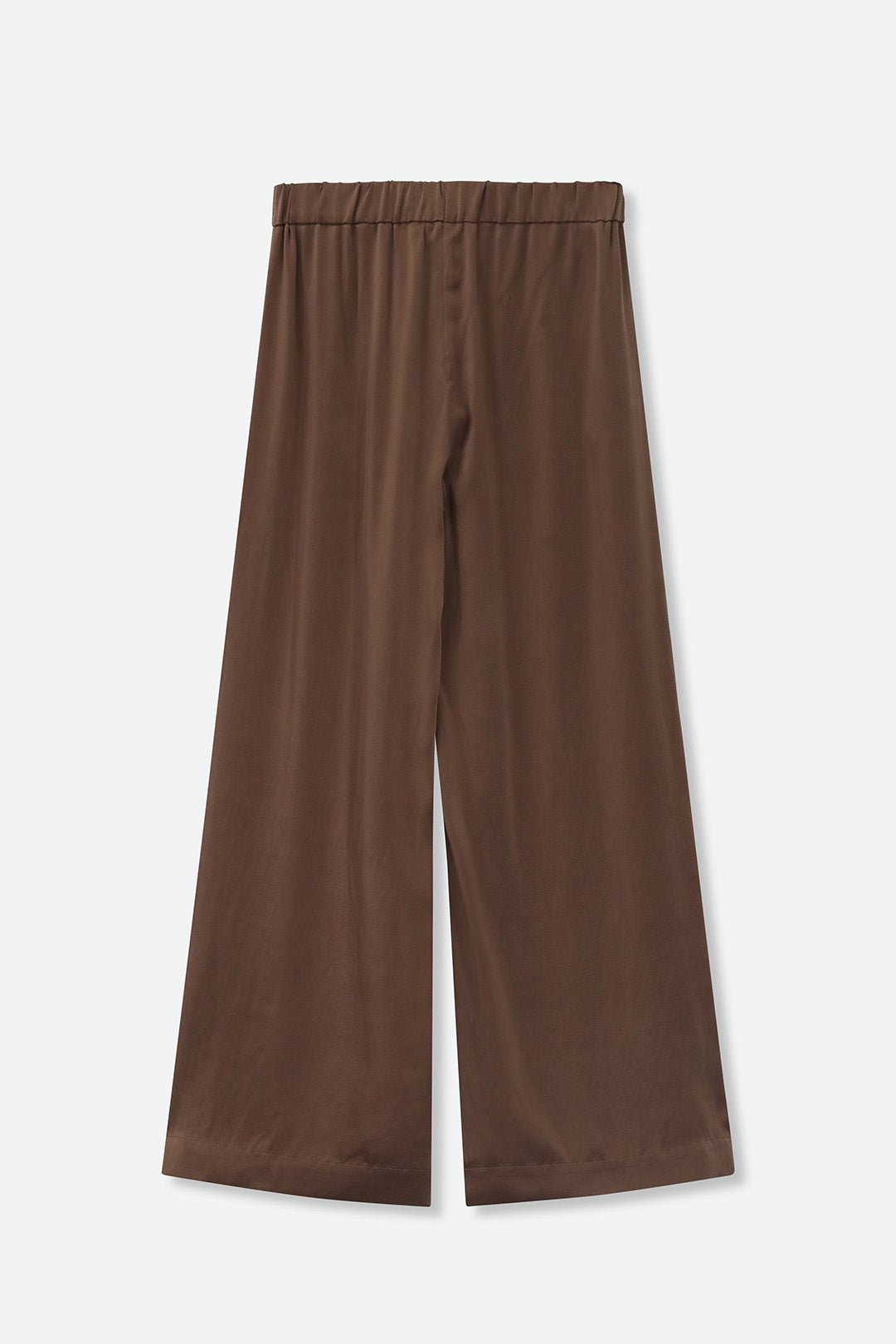 PALMETTO WIDE LEG PANT IN GARMENT-DYED SILK CHARMEUSE - Jarbo