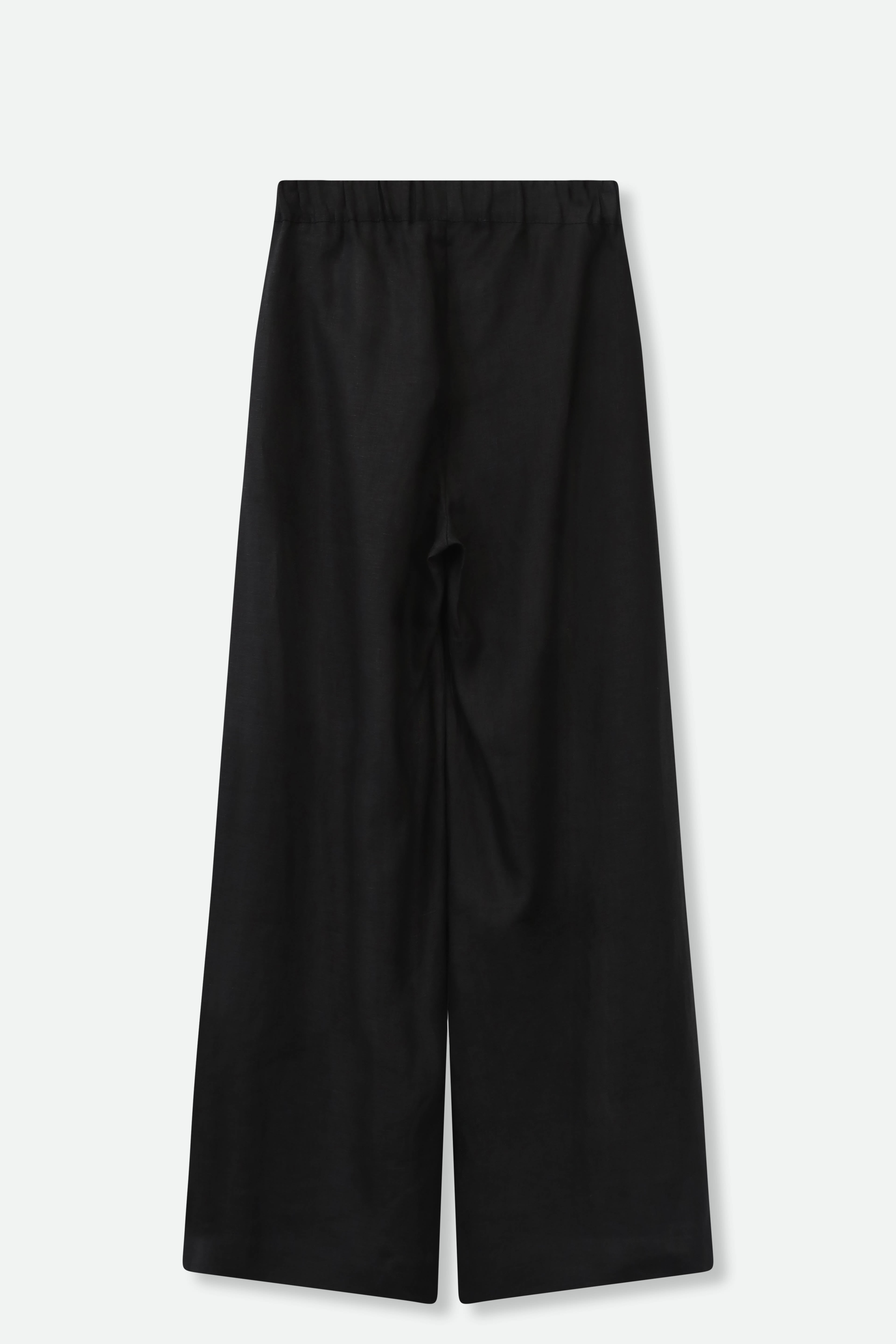 PALMETTO WIDE LEG PULL ON PANT IN ITALIAN LINEN - Jarbo