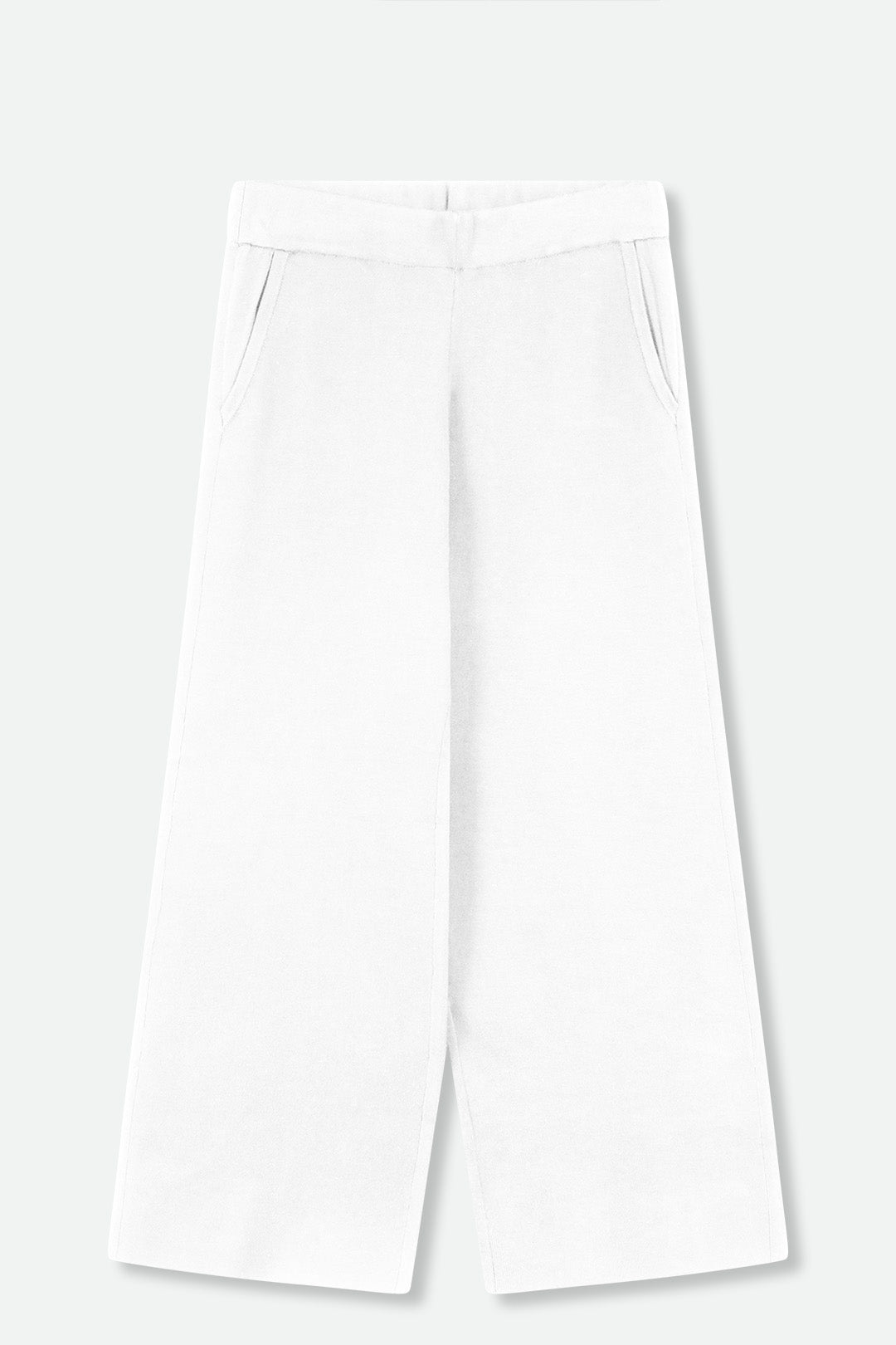 PAYTON WIDE LEG CROP PANT IN KNIT PIMA COTTON - Jarbo