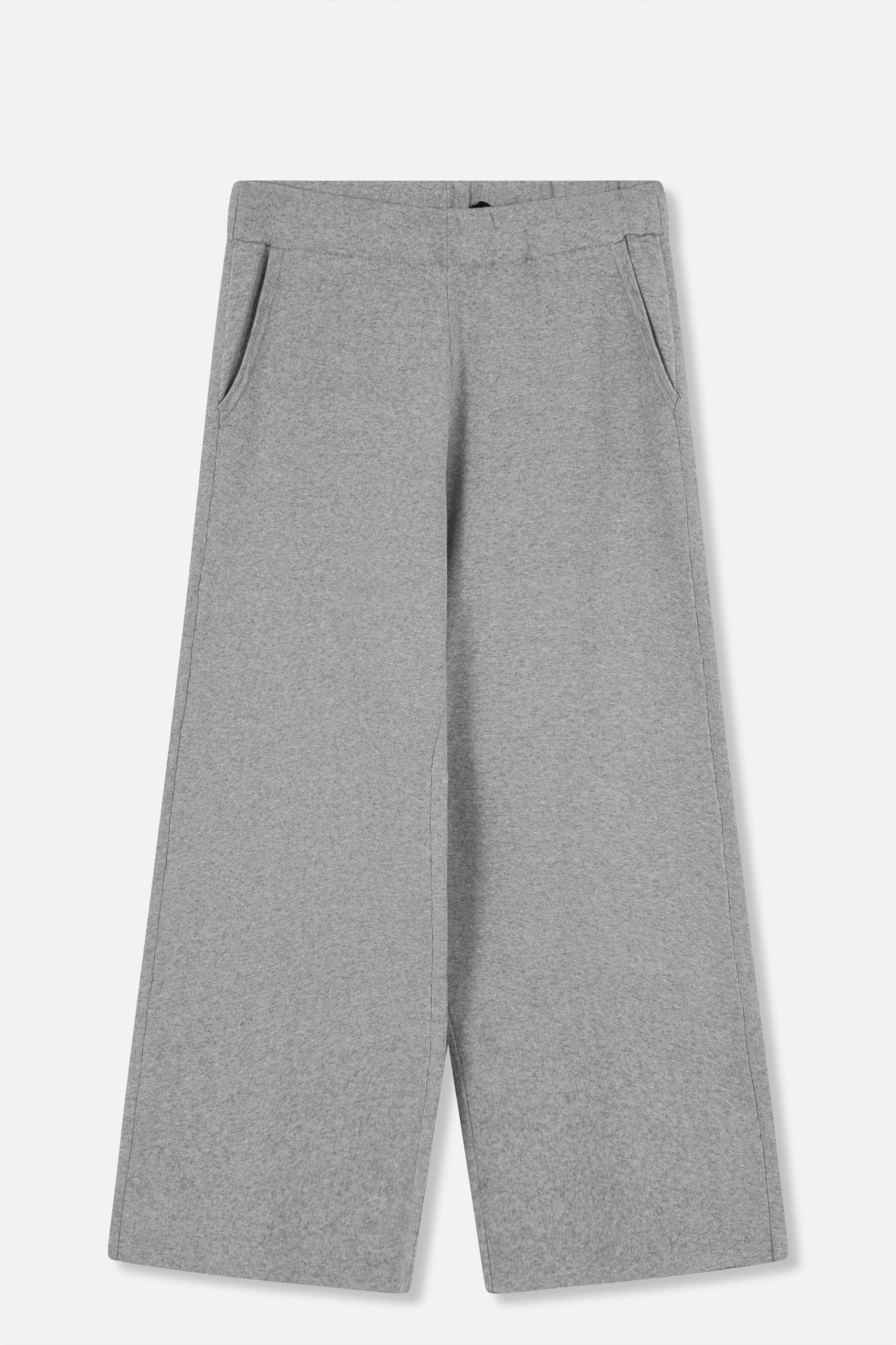 PAYTON WIDE LEG CROP PANT IN KNIT PIMA COTTON - Jarbo