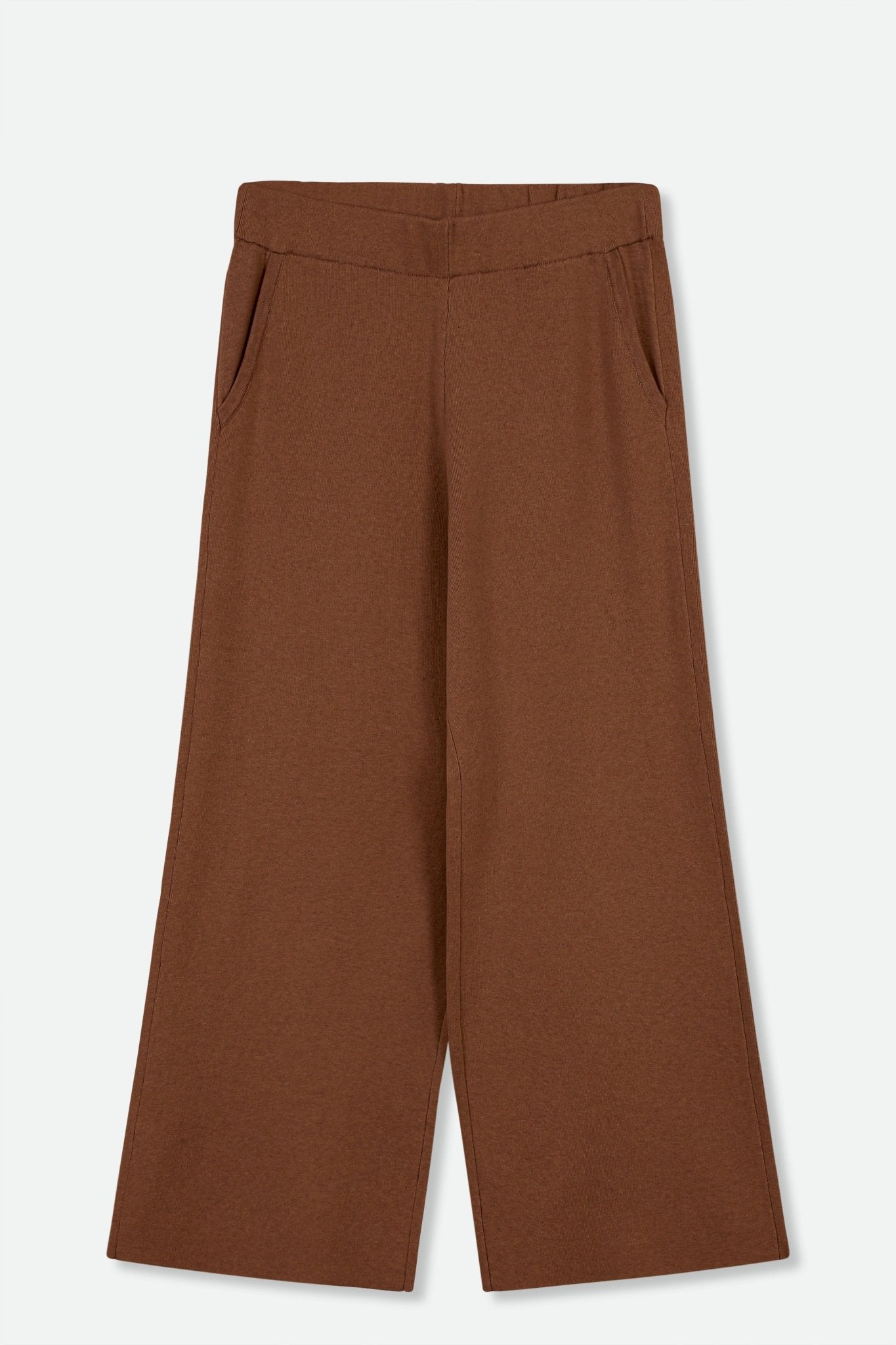 PAYTON WIDE LEG CROP PANT IN KNIT PIMA COTTON - Jarbo