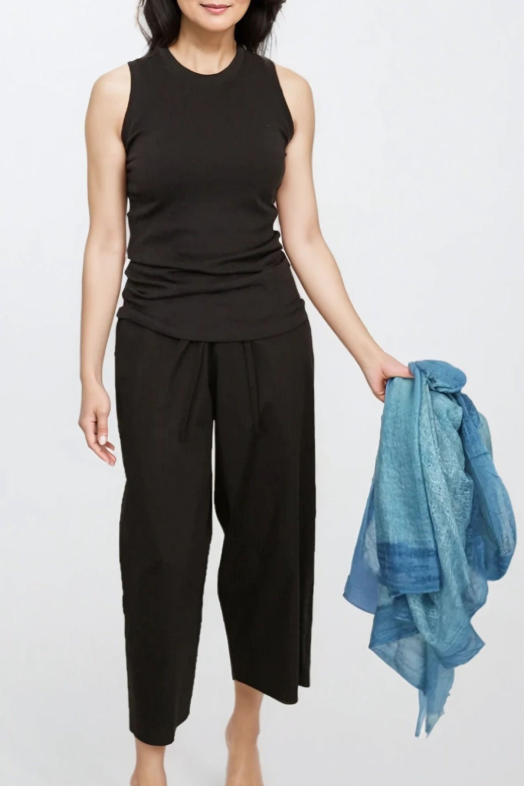 PERCEY CROP PANT IN ITALIAN COTTON - Jarbo