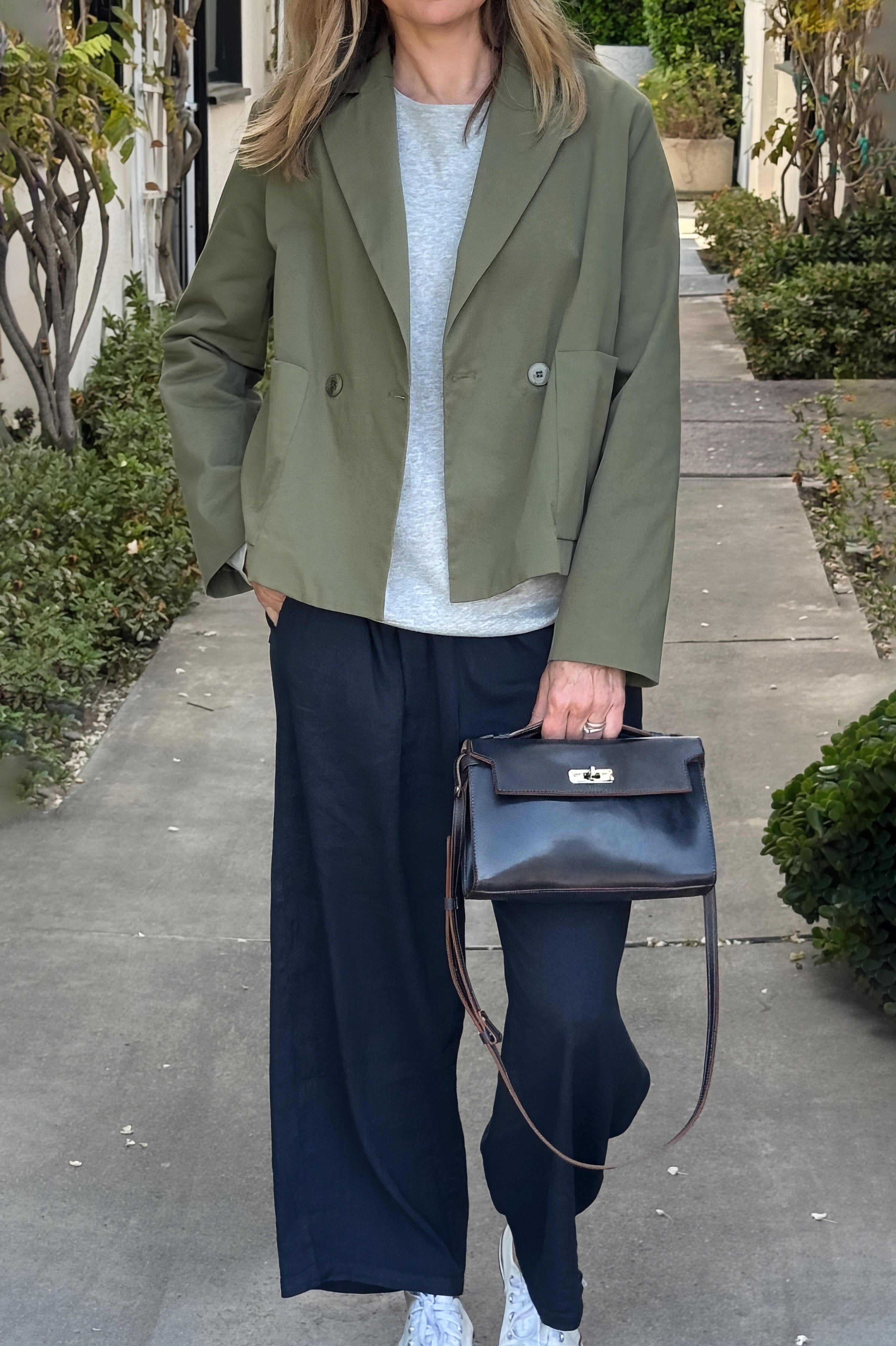 PERLA PANT IN ITALIAN LINEN STRETCH - Jarbo