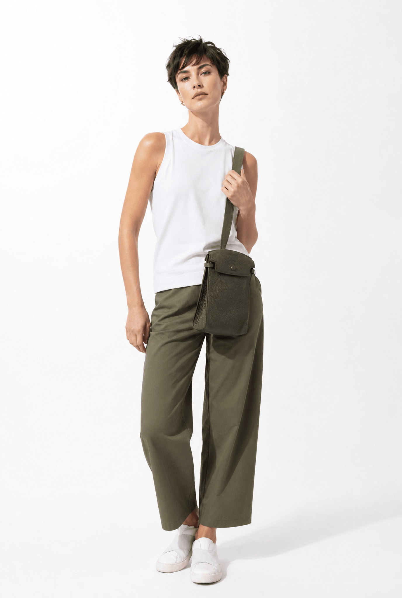 PETRA PANT IN ITALIAN FINE STRETCH COTTON - Jarbo