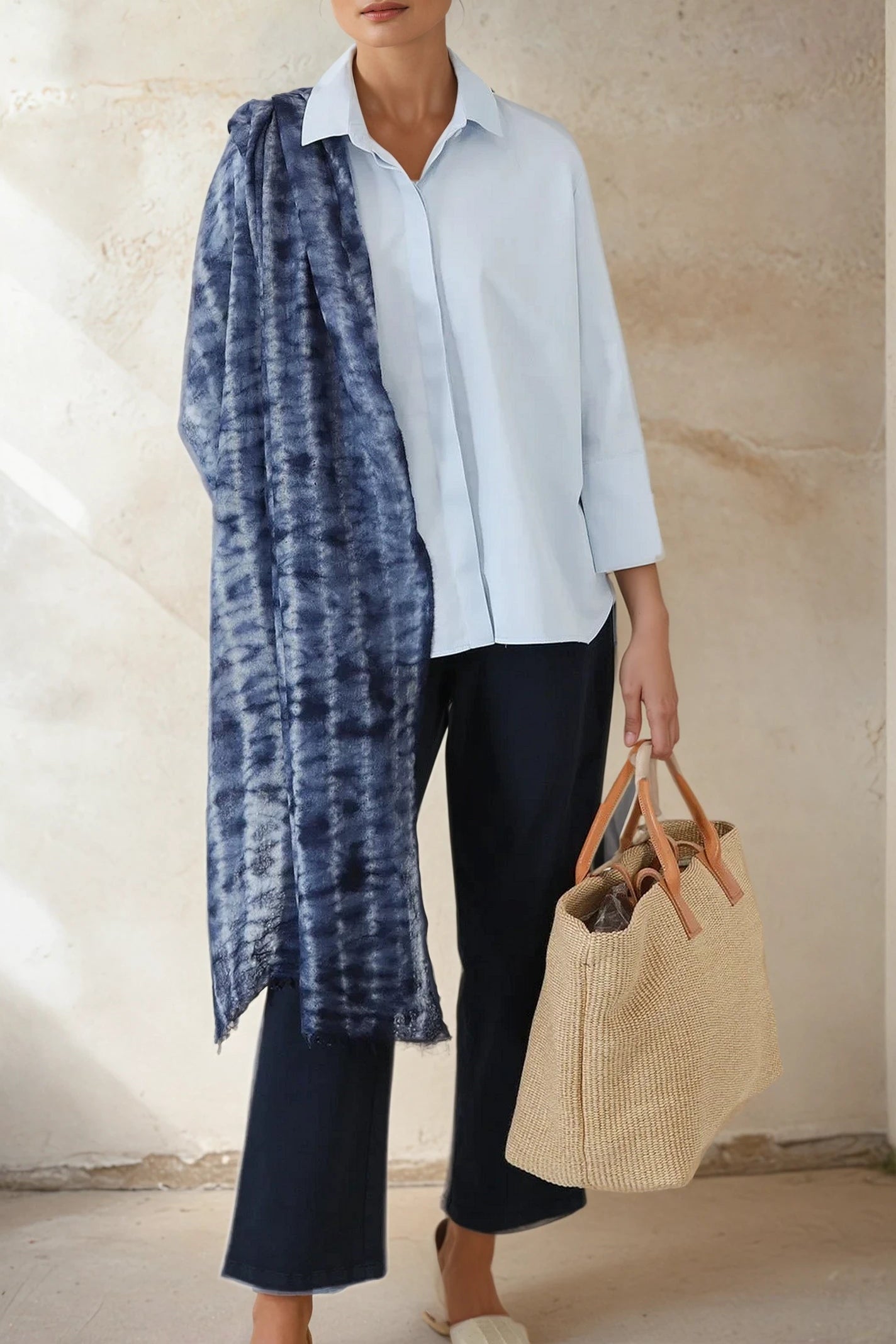 PRATO PANT IN ITALIAN COTTON STRETCH DENIM - Jarbo