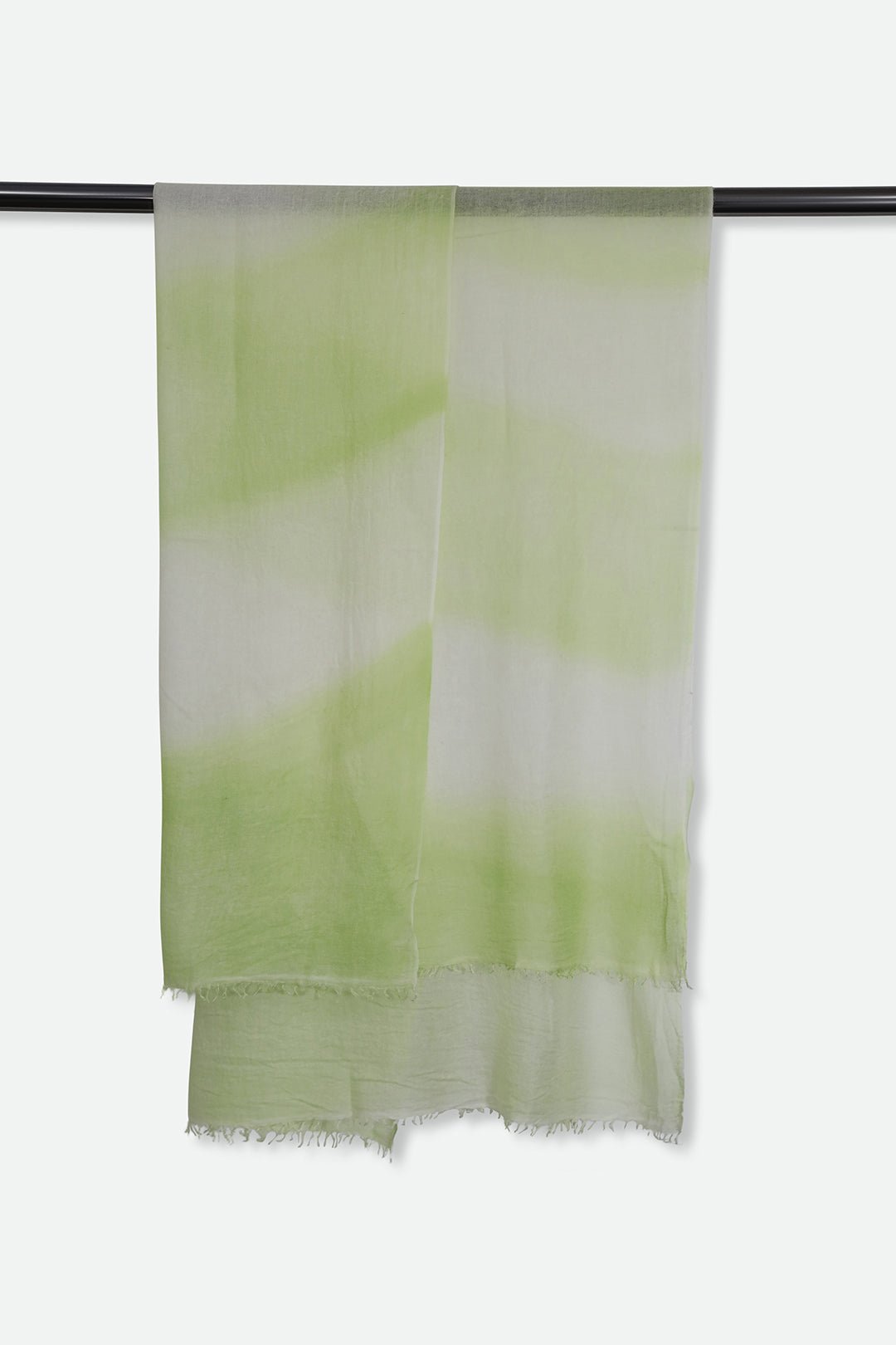 PRIMAVERA GREEN SCARF IN HAND DYED CASHMERE - Jarbo