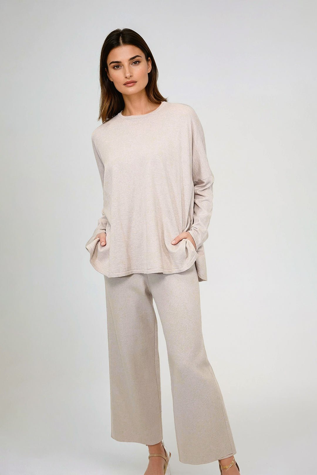PRIMROSE CREW IN KNIT PIMA COTTON STRETCH - Jarbo