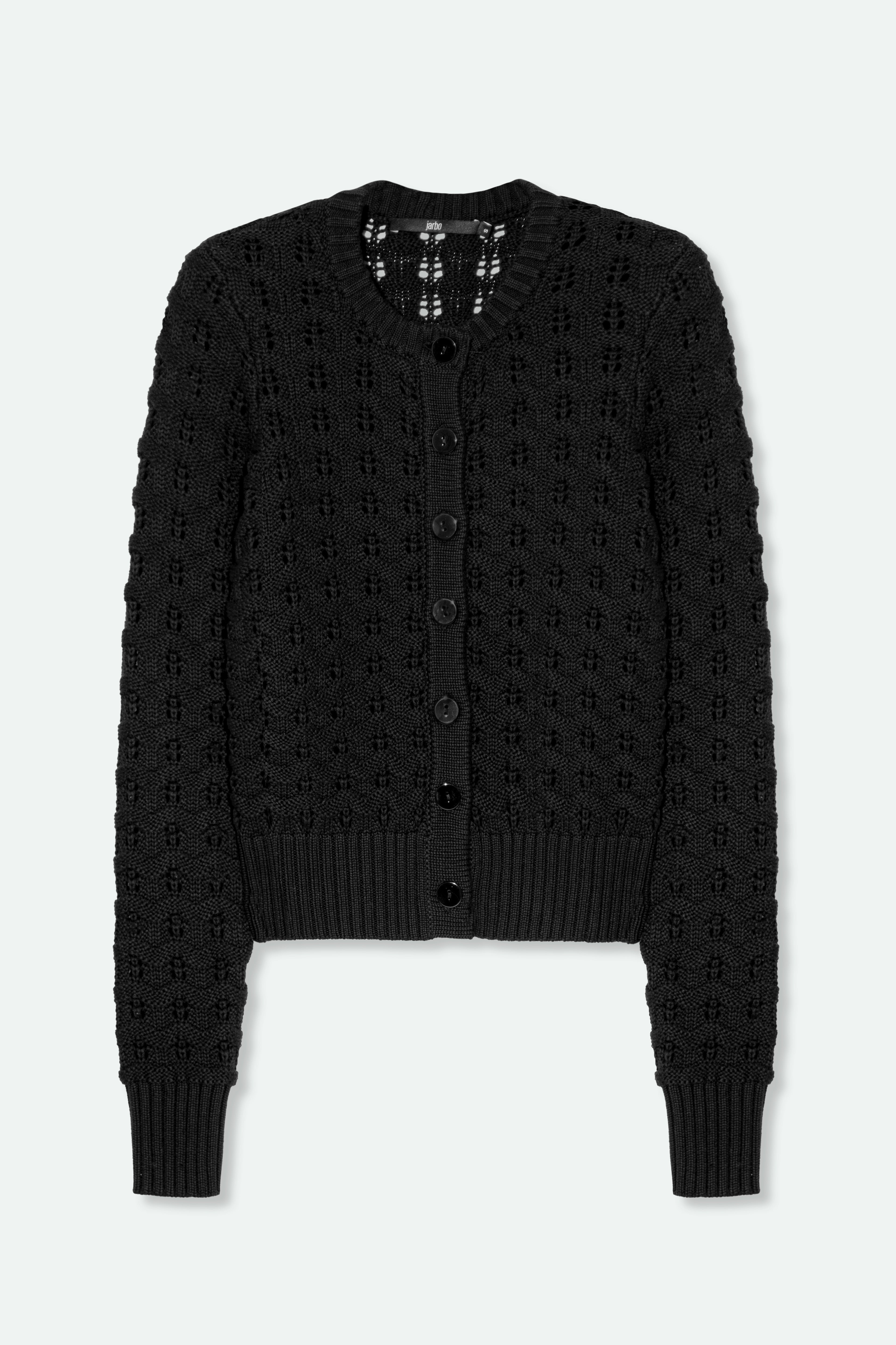 QUINN CARDIGAN IN ITALIAN COTTON KNIT - Jarbo