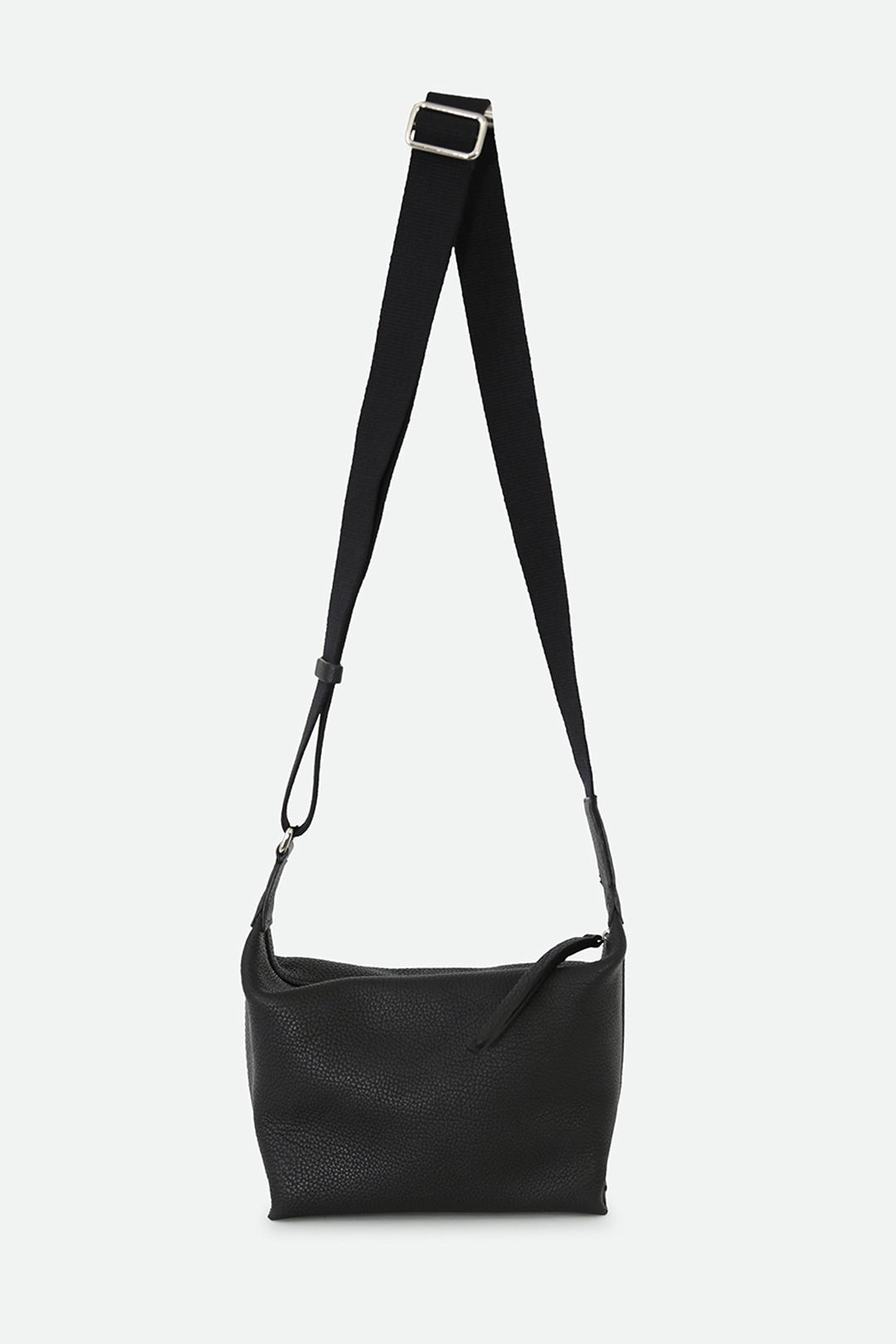 RAVELLO ITALIAN LEATHER HANDBAG IN BLACK - Jarbo