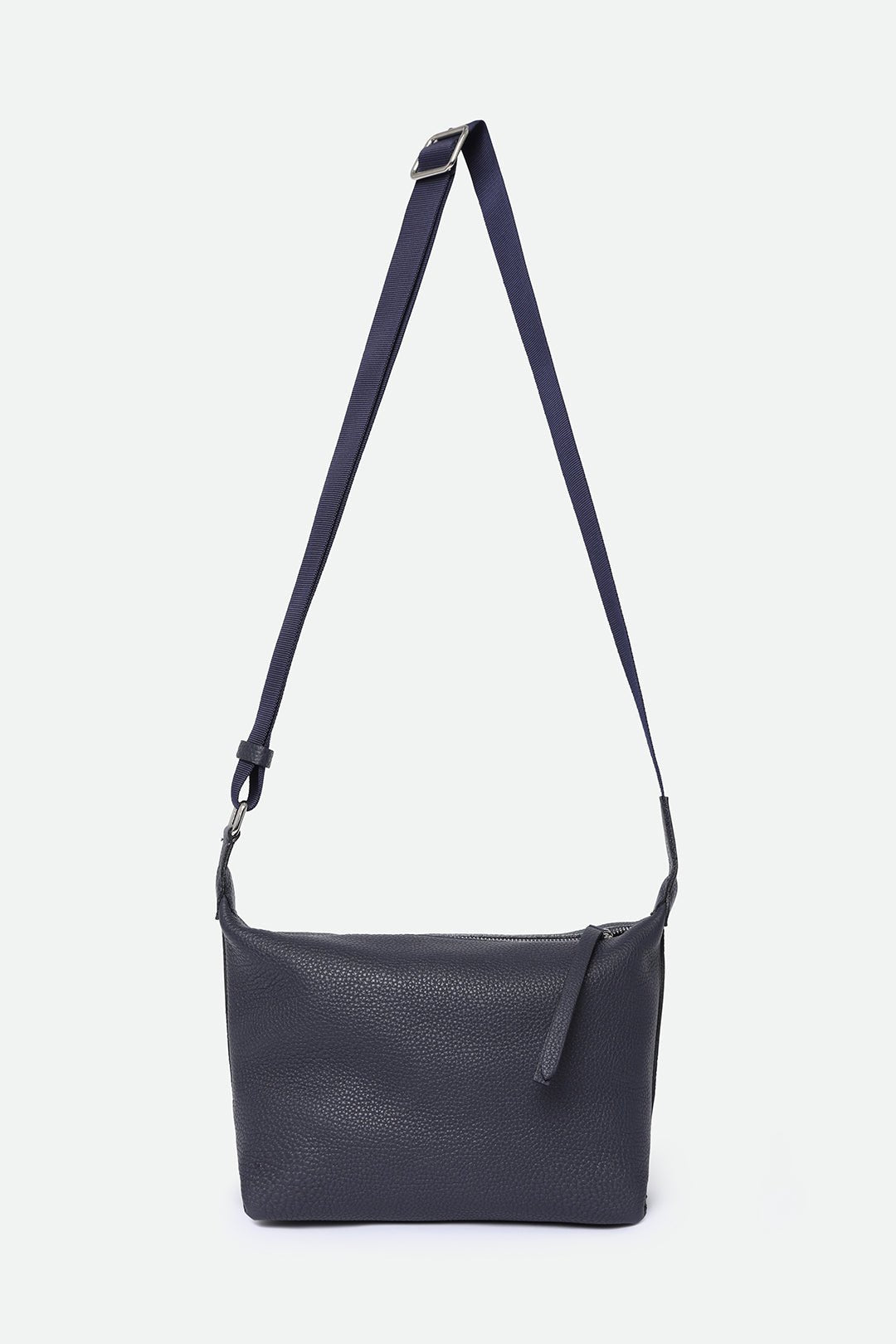 RAVELLO ITALIAN LEATHER HANDBAG IN NAVY - Jarbo