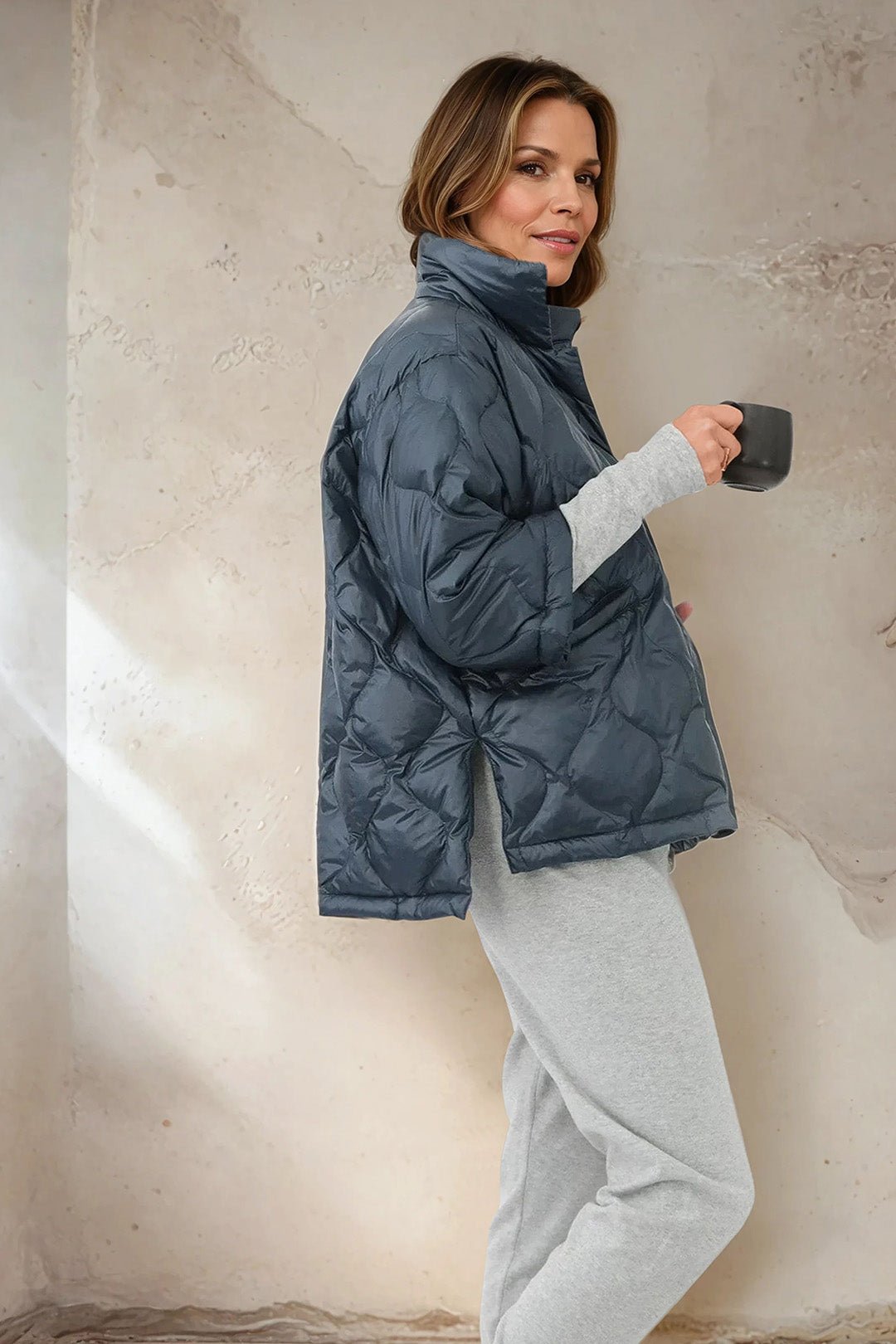 RIMINI CROP GOOSE DOWN JACKET - Jarbo