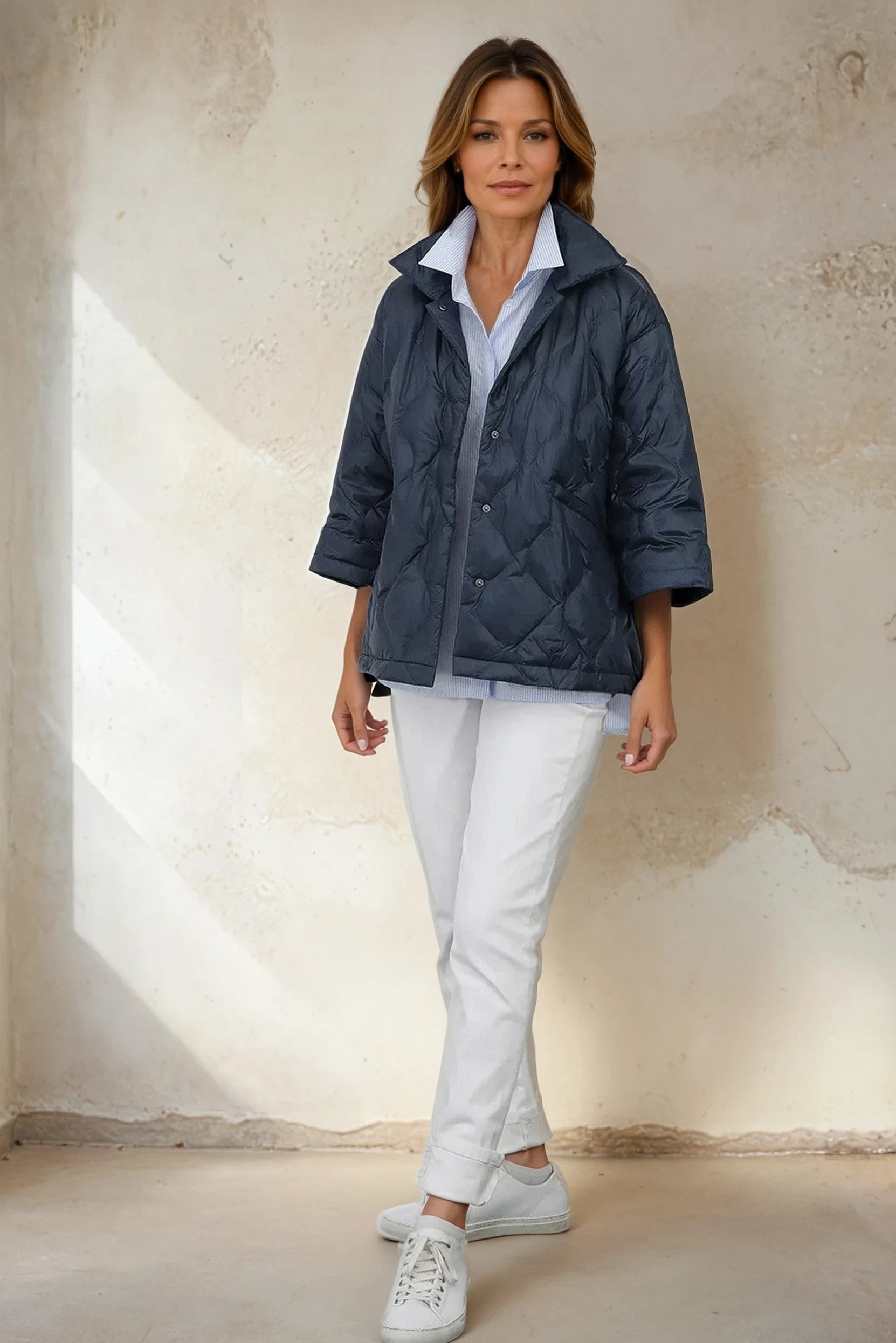 RIMINI CROP GOOSE DOWN JACKET - Jarbo