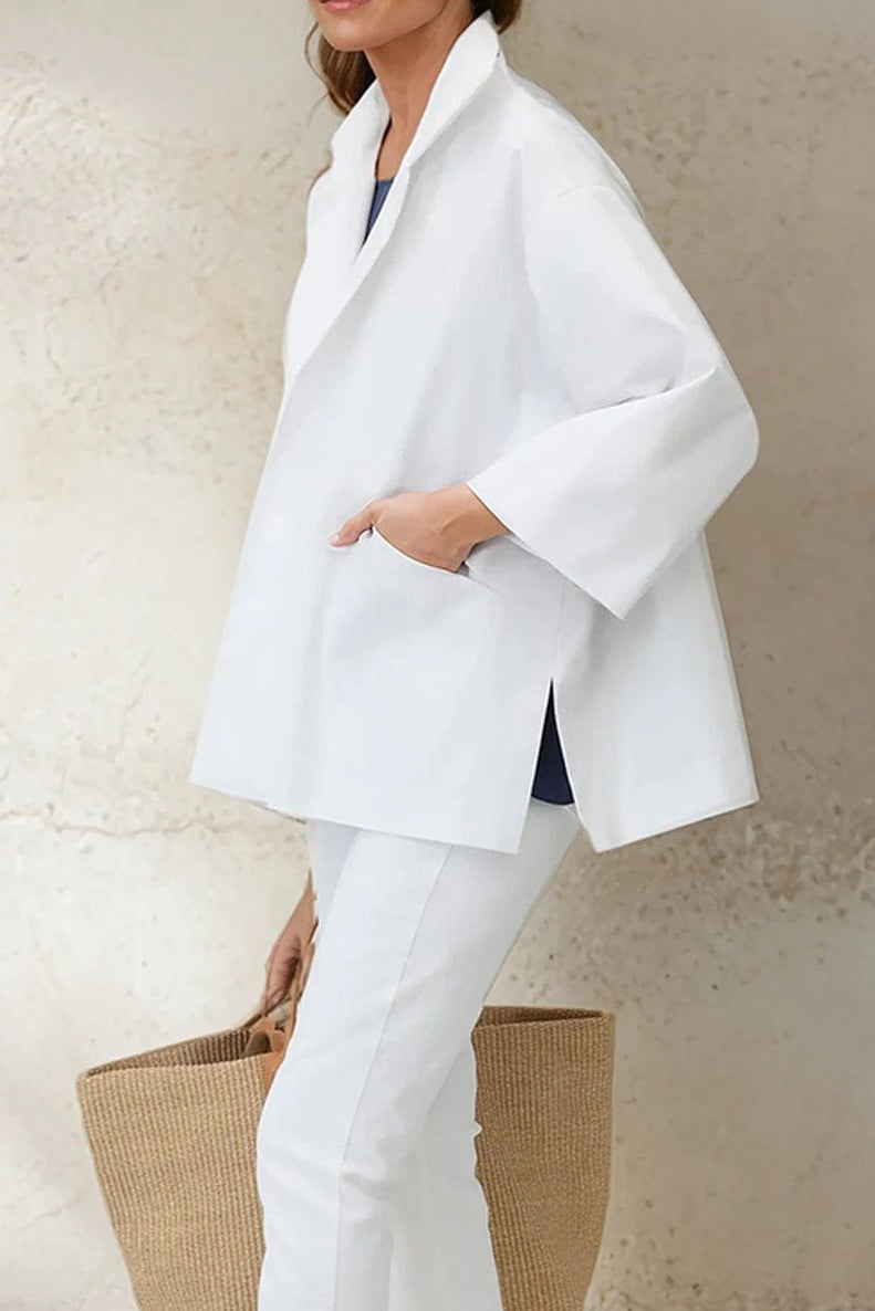 RIMINI JACKET IN ITALIAN STRETCH COTTON - Jarbo