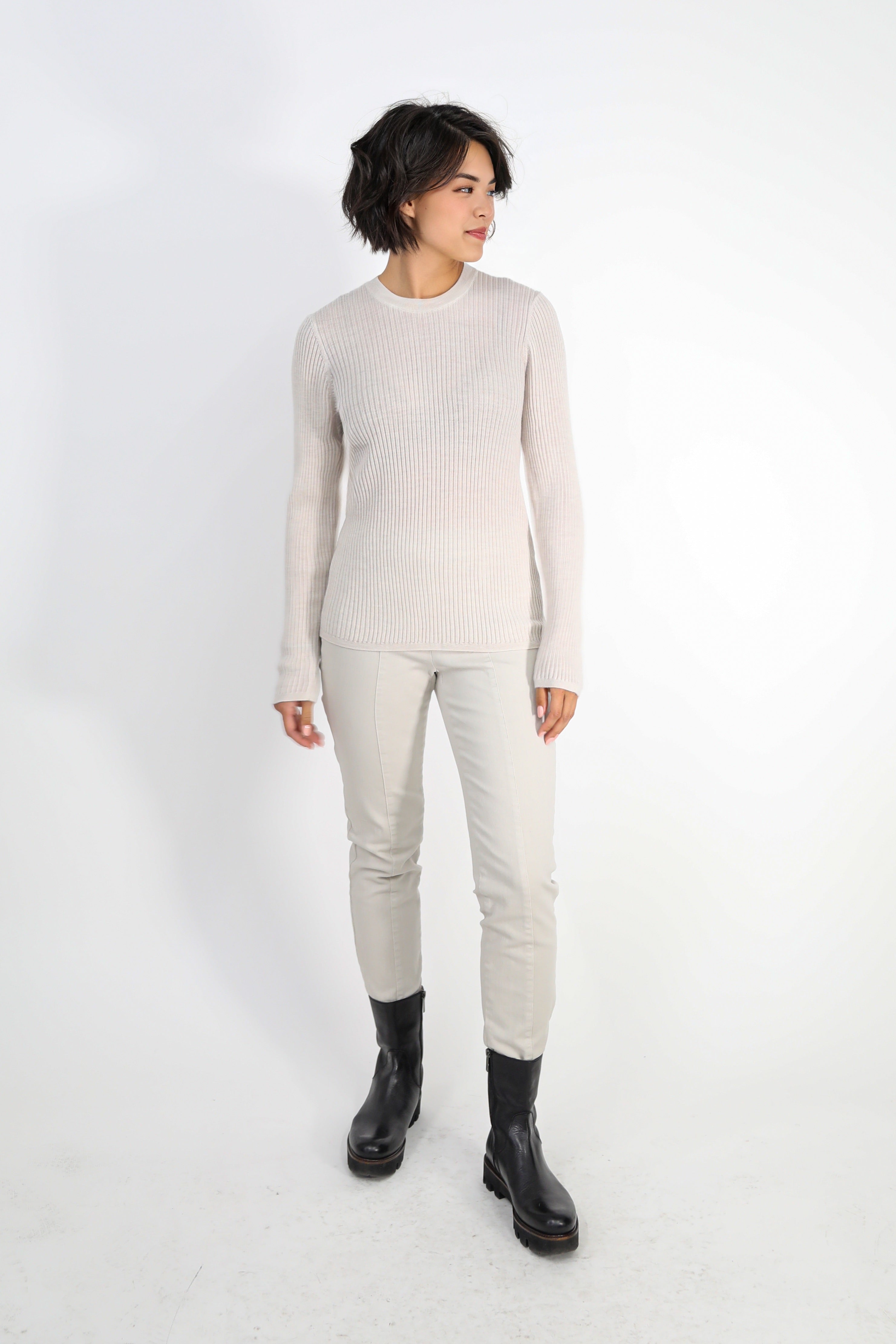 ROMAN CREW NECK IN FINE MERINO - Jarbo