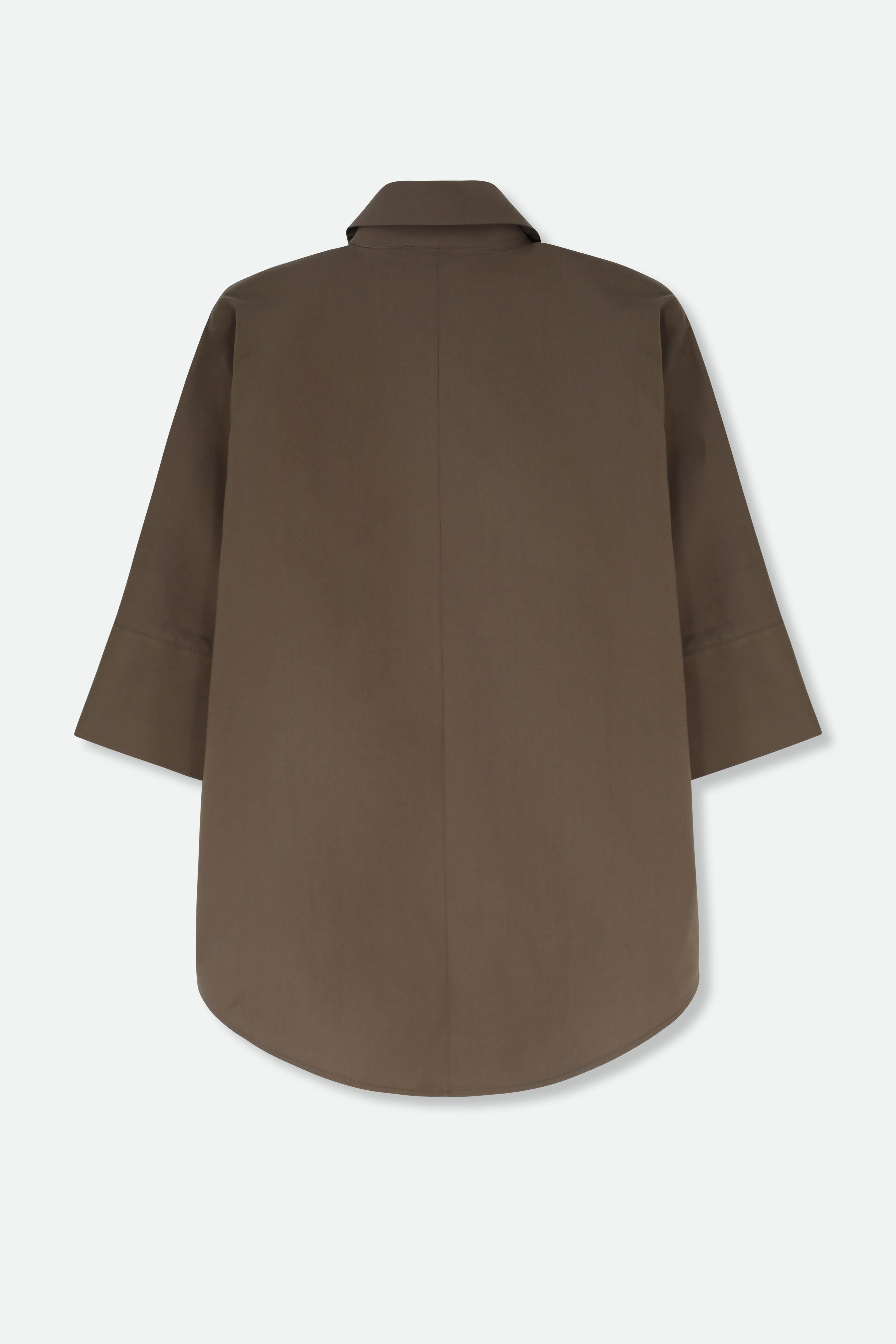 SAHANA DOLMAN SHIRT IN COTTON POPLIN - Jarbo