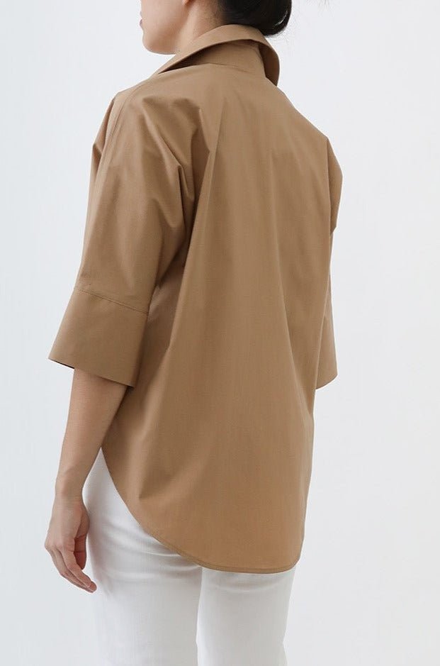 SAHANA DOLMAN SHIRT IN COTTON POPLIN - Jarbo