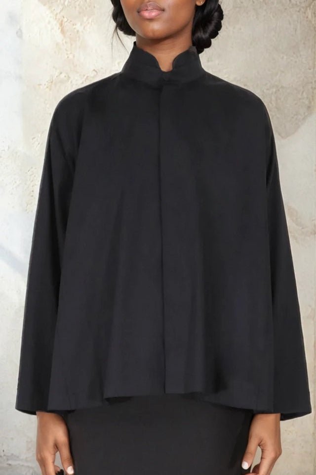 SAIGE OVERSIZE SHIRT IN ITALIAN COTTON POPLIN - Jarbo