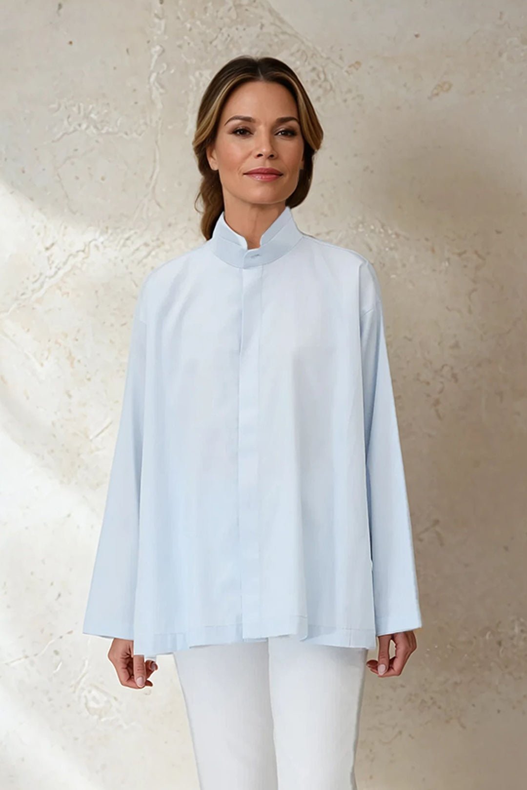 SAIGE OVERSIZE SHIRT IN ITALIAN COTTON POPLIN - Jarbo