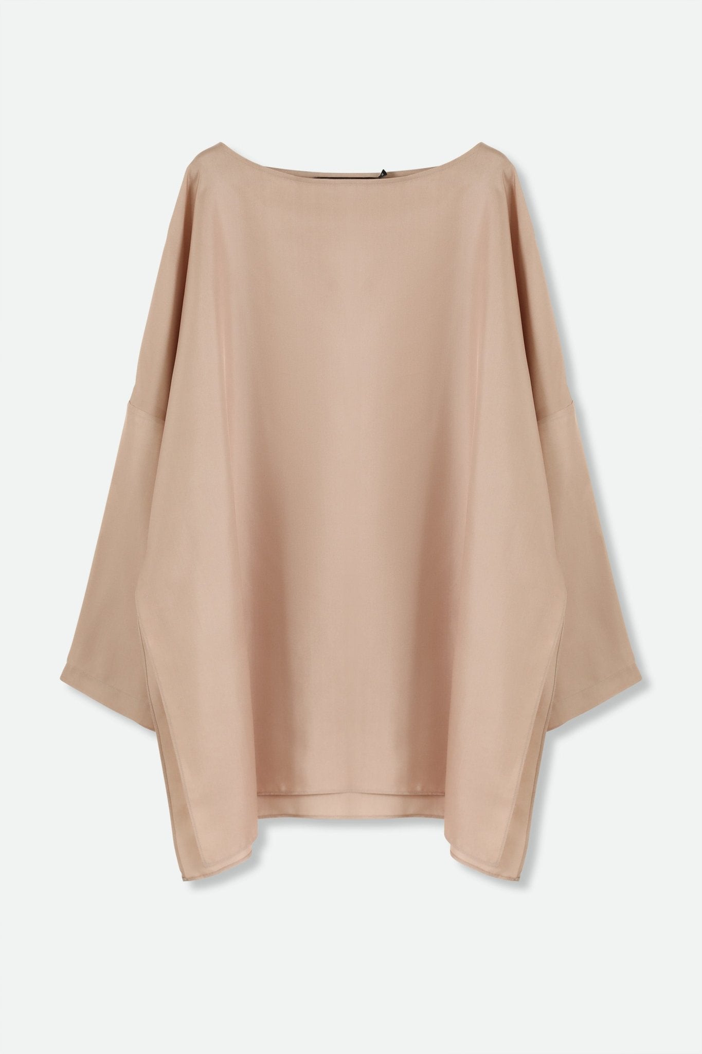 SAMIRA ONE - SIZE TUNIC IN SILK TWILL - Jarbo