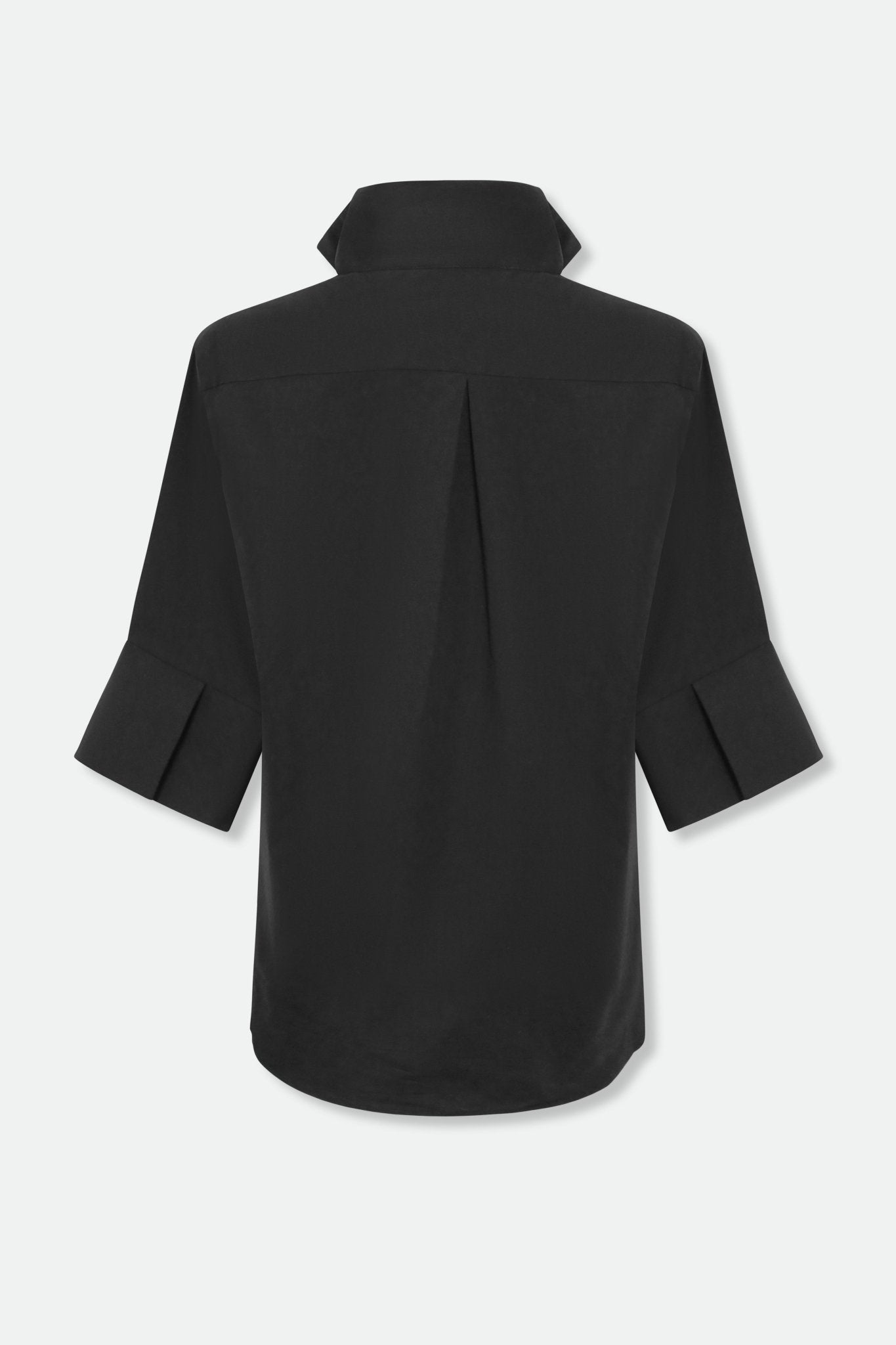 SCARLETT SHIRT IN ITALIAN POPLIN COTTON IN BLACK