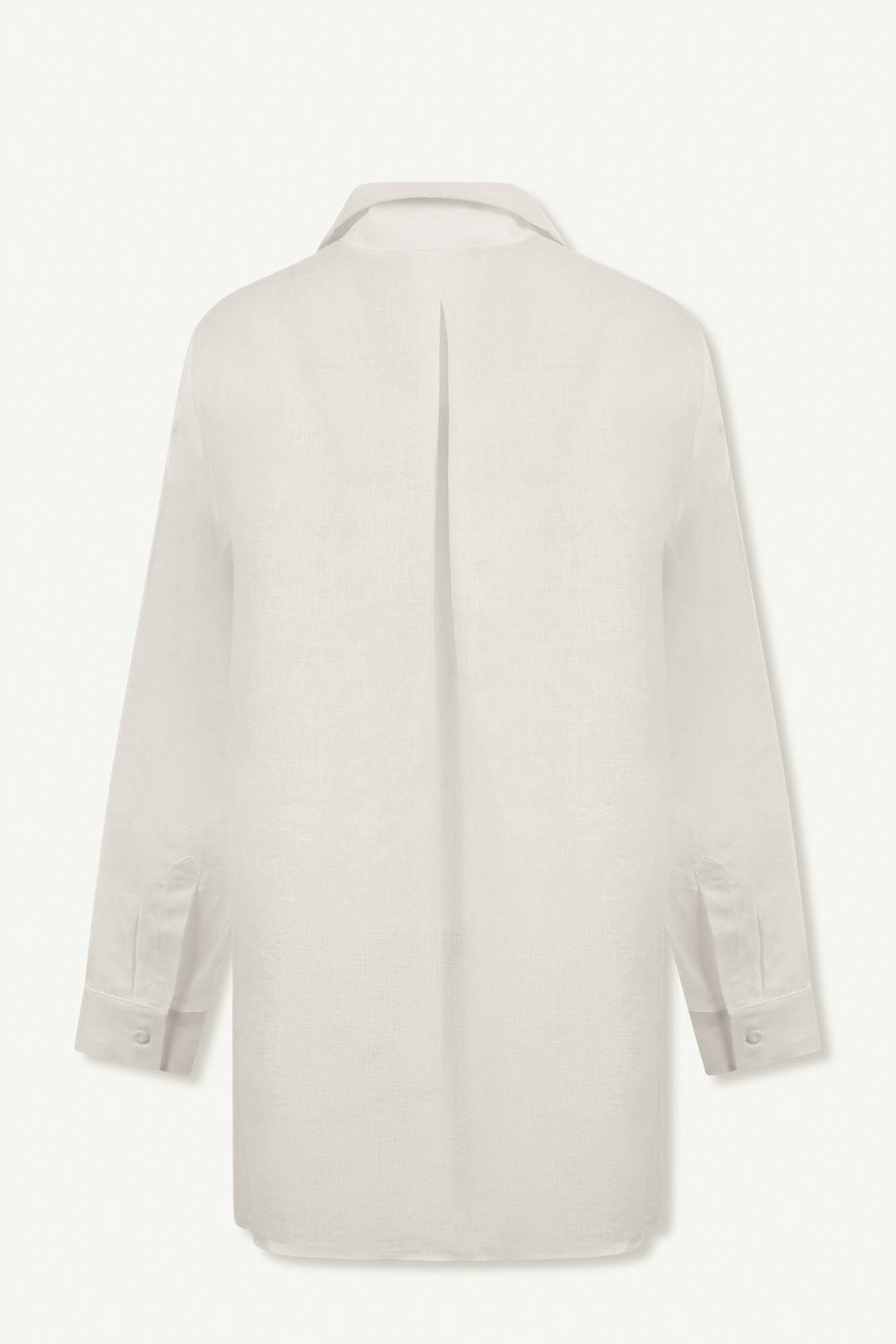 SELLA SHIRT IN ITALIAN LINEN WHITE - Jarbo