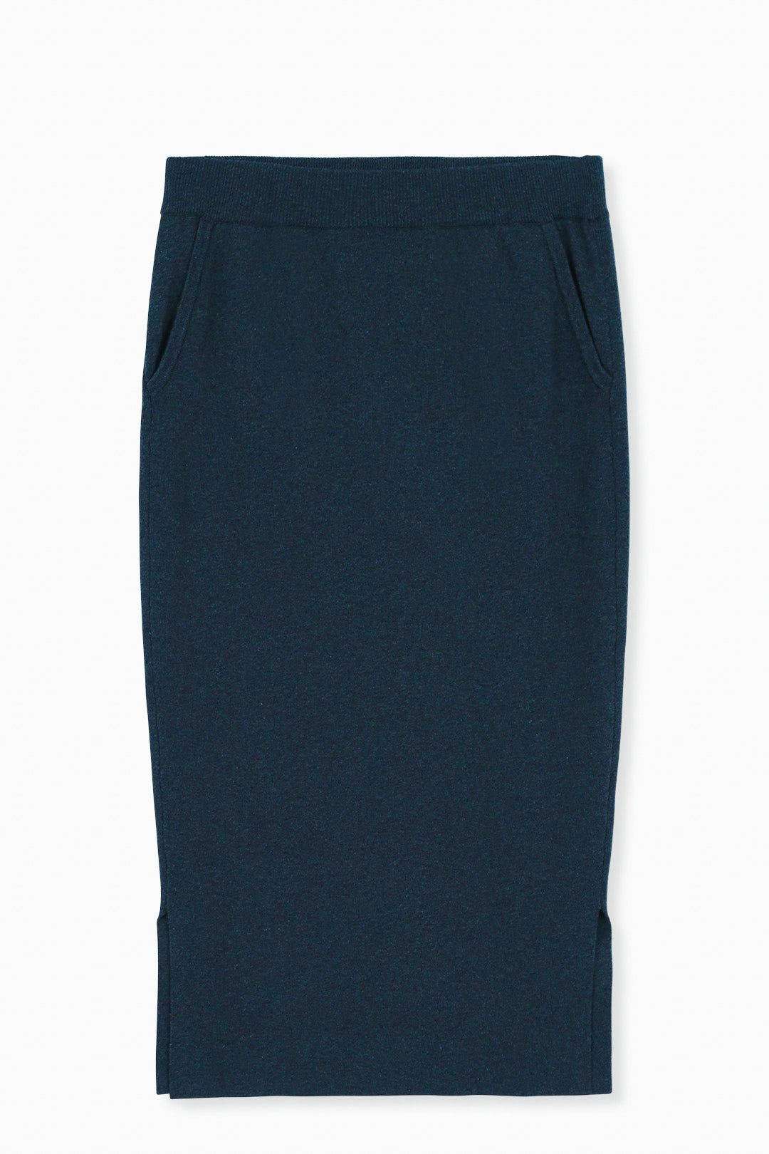 SICILY PENCIL SKIRT IN KNIT PIMA COTTON STRETCH - Jarbo