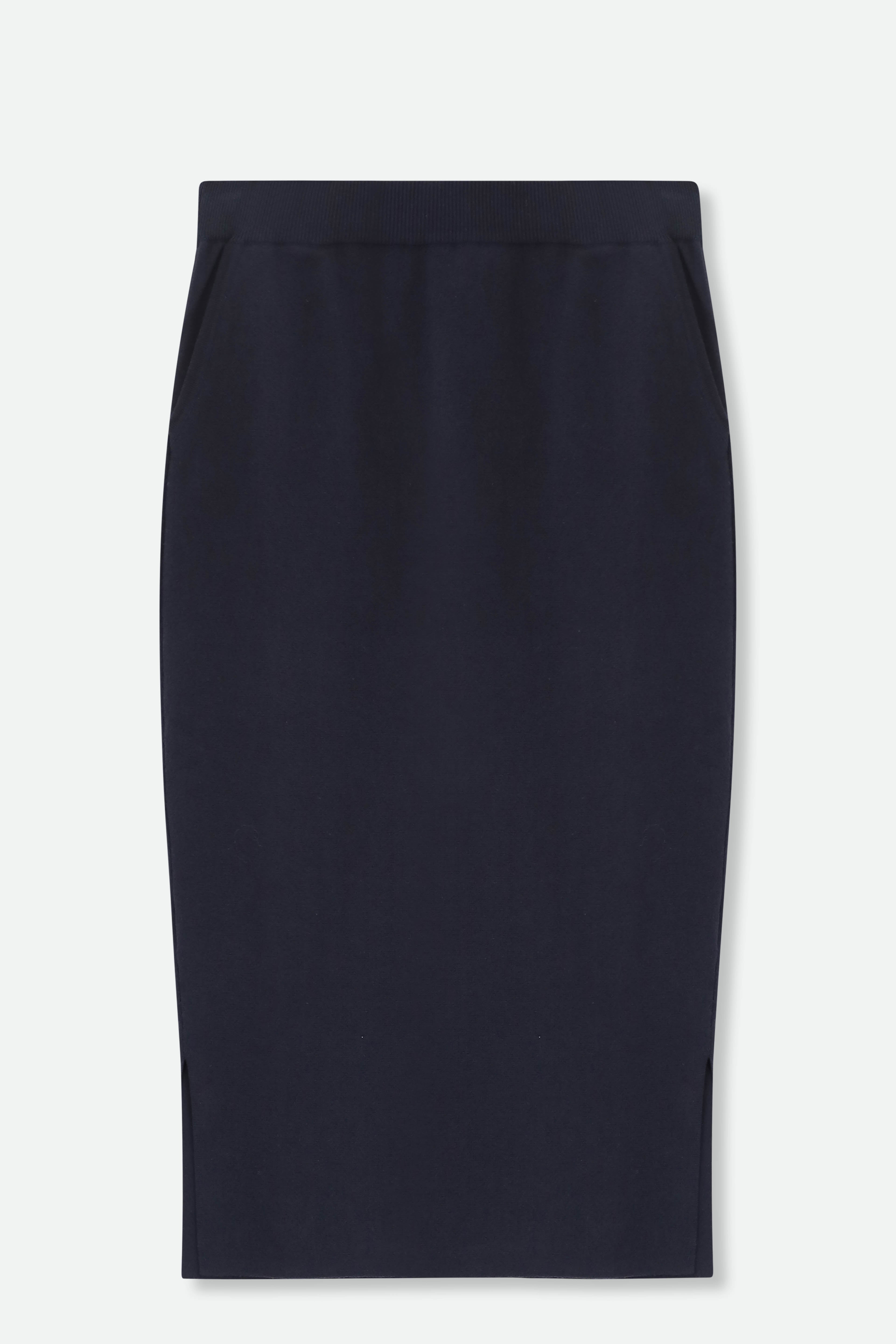 SICILY PENCIL SKIRT IN KNIT PIMA COTTON STRETCH - Jarbo