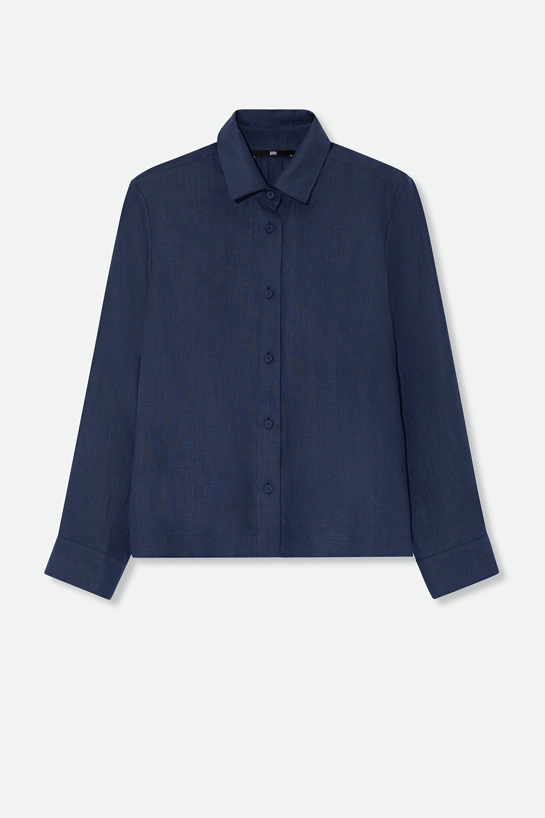 SIGNE BACK PLEATED SHIRT IN ITALIAN LINEN - Jarbo
