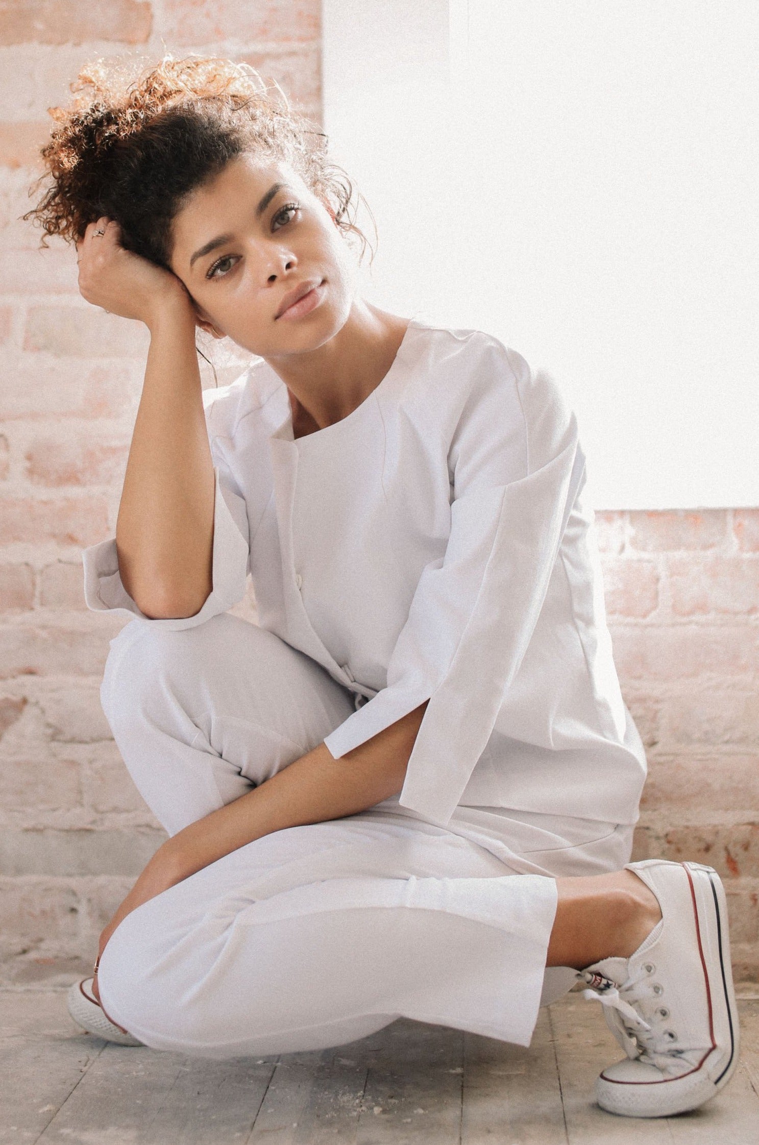 SIMI CROP JACKET IN TECHNICAL STRETCH - Jarbo