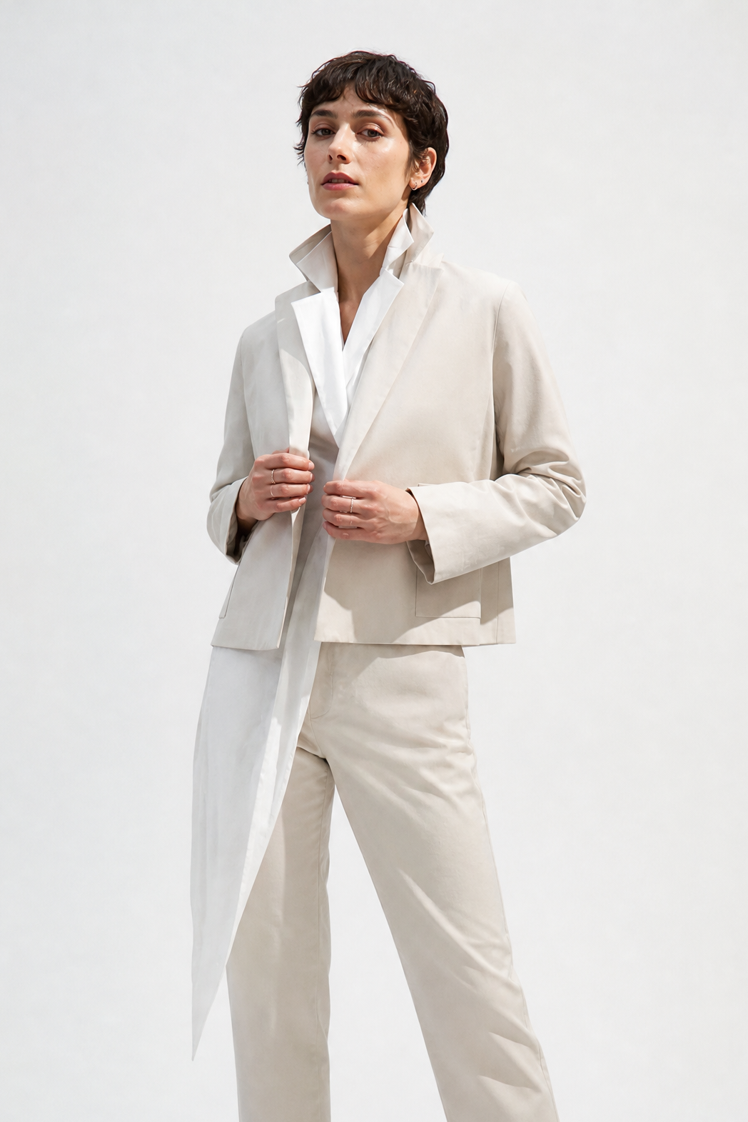 BERNAY BLAZER IN ITALIAN STRETCH COTTON