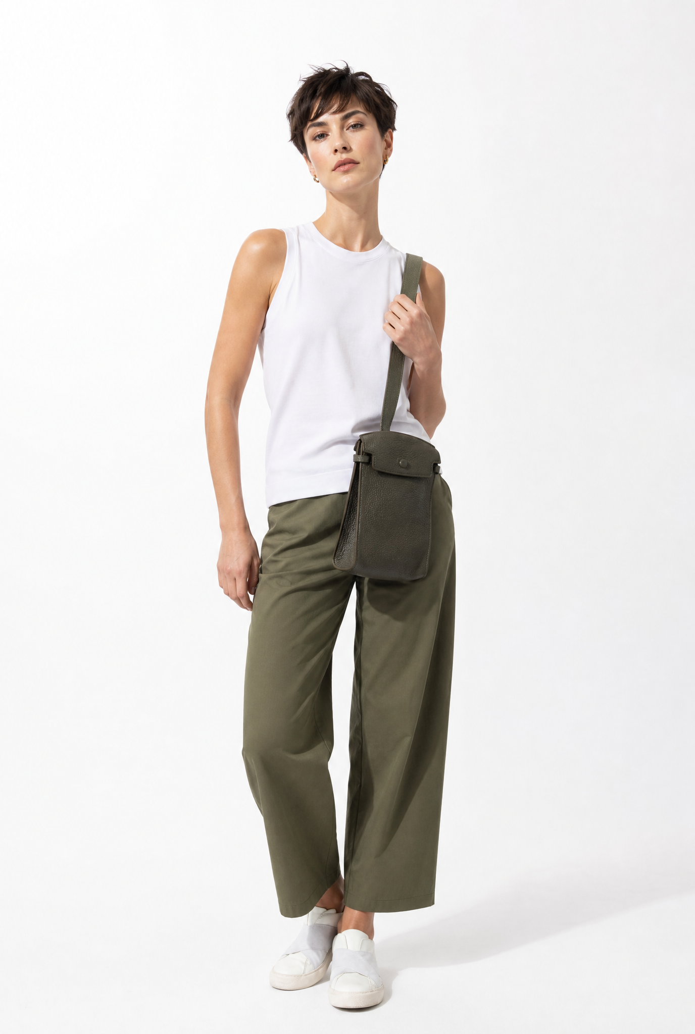 PETRA PANT IN ITALIAN FINE STRETCH COTTON