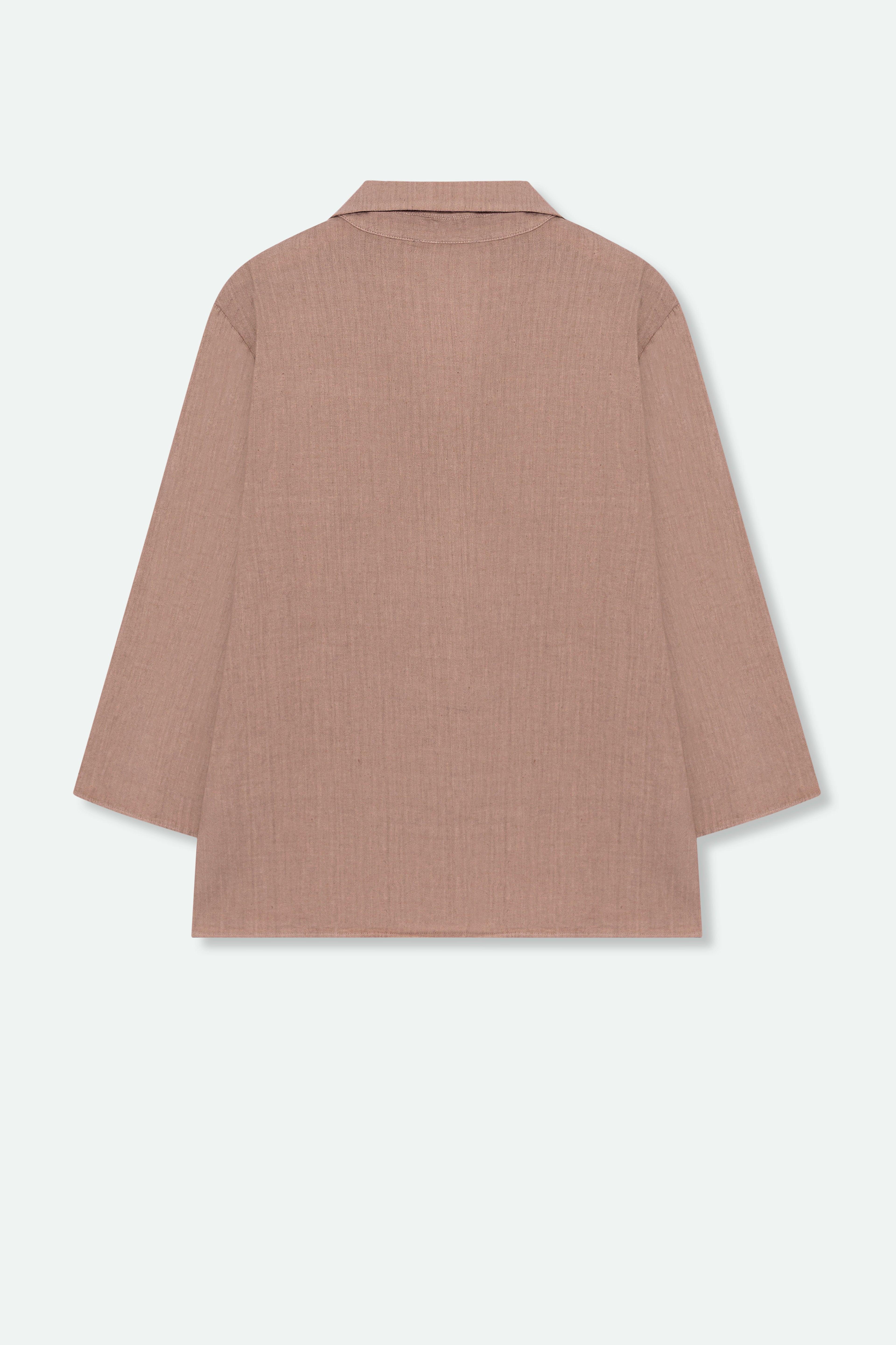 SORELLA LONGLINE IN ITALIAN LINEN STRETCH - Jarbo