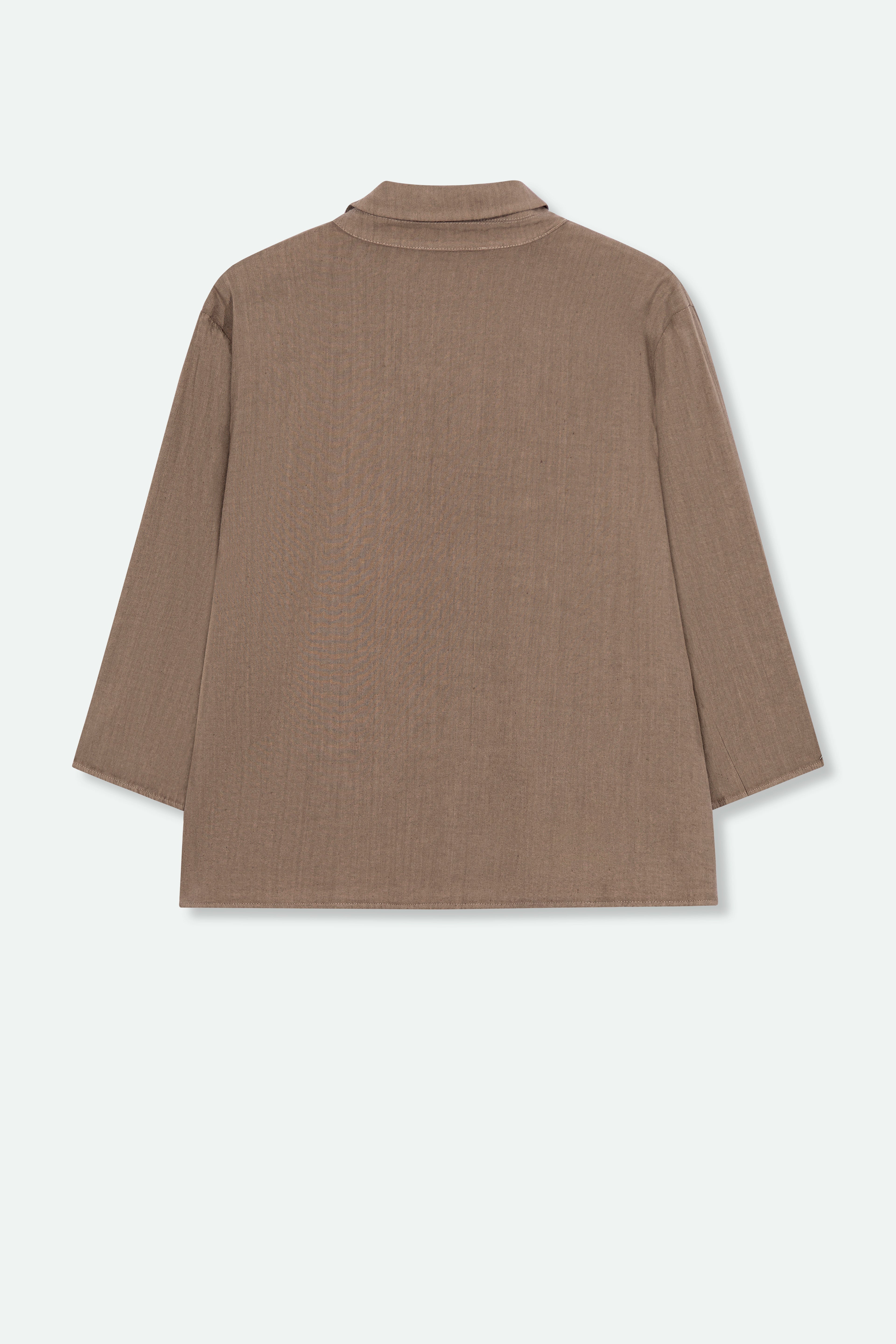 SORELLA SHIRT IN ITALIAN LINEN STRETCH - Jarbo