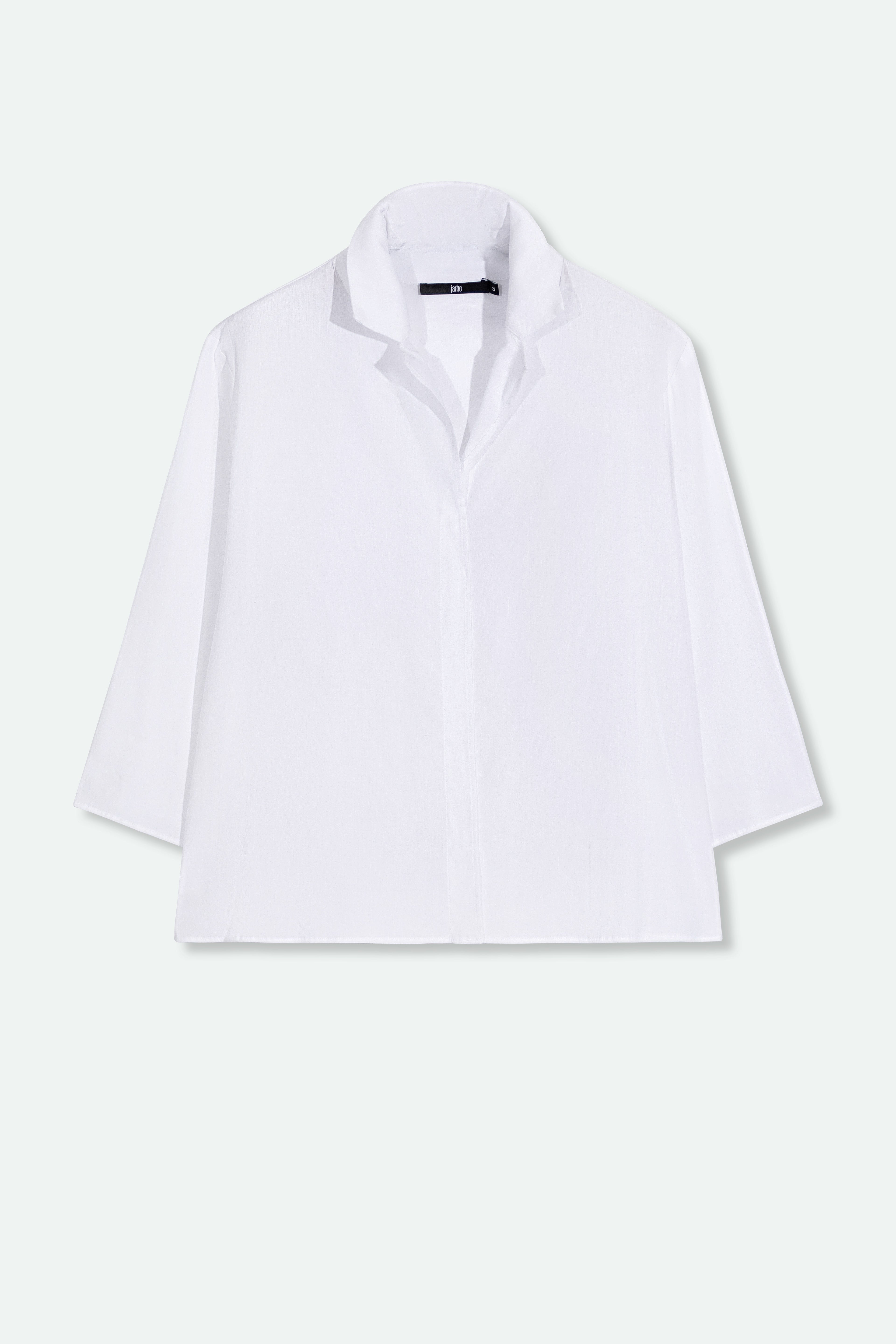 SORELLA SHIRT IN ITALIAN LINEN STRETCH - Jarbo