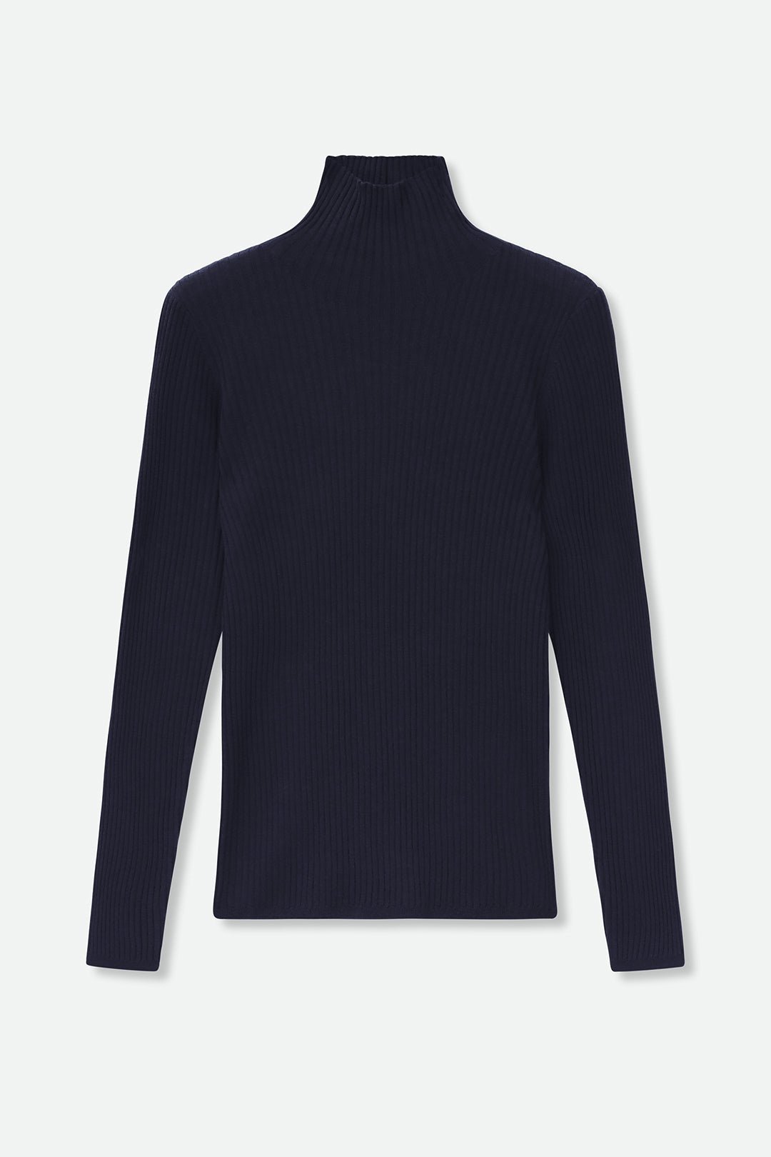 STRATO RIBBED TURTLENECK IN FINE MERINO - Jarbo